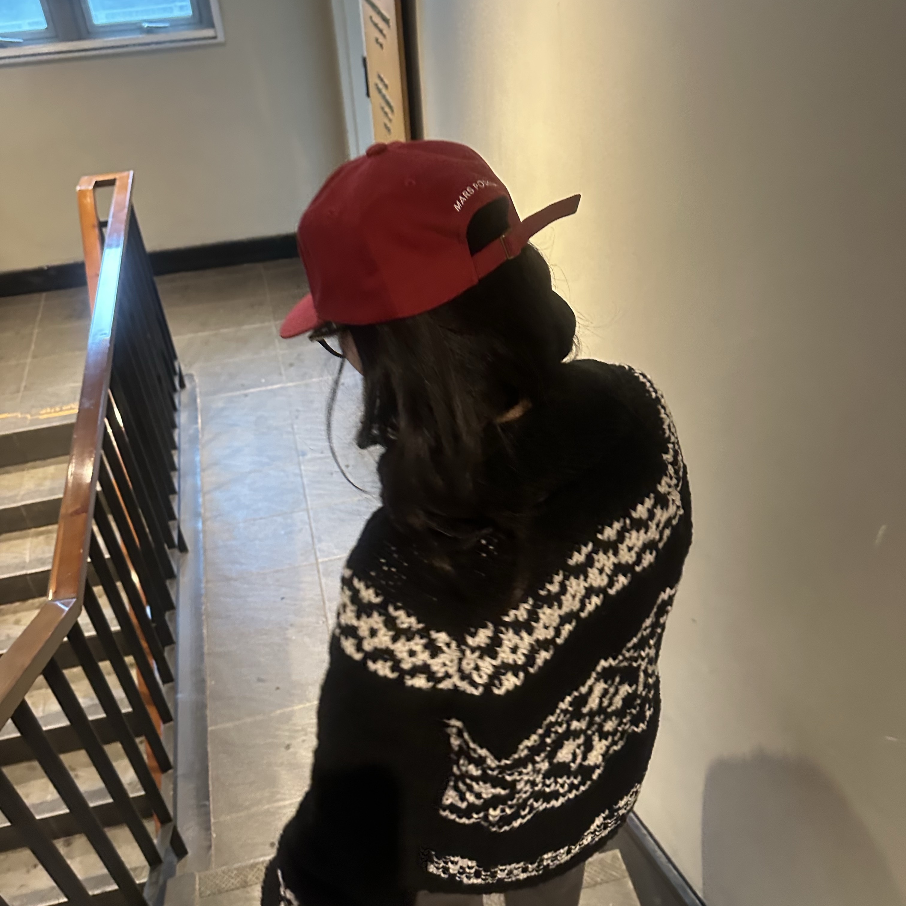 Marspocket Crush Cap Red 착용 스타일 - 1