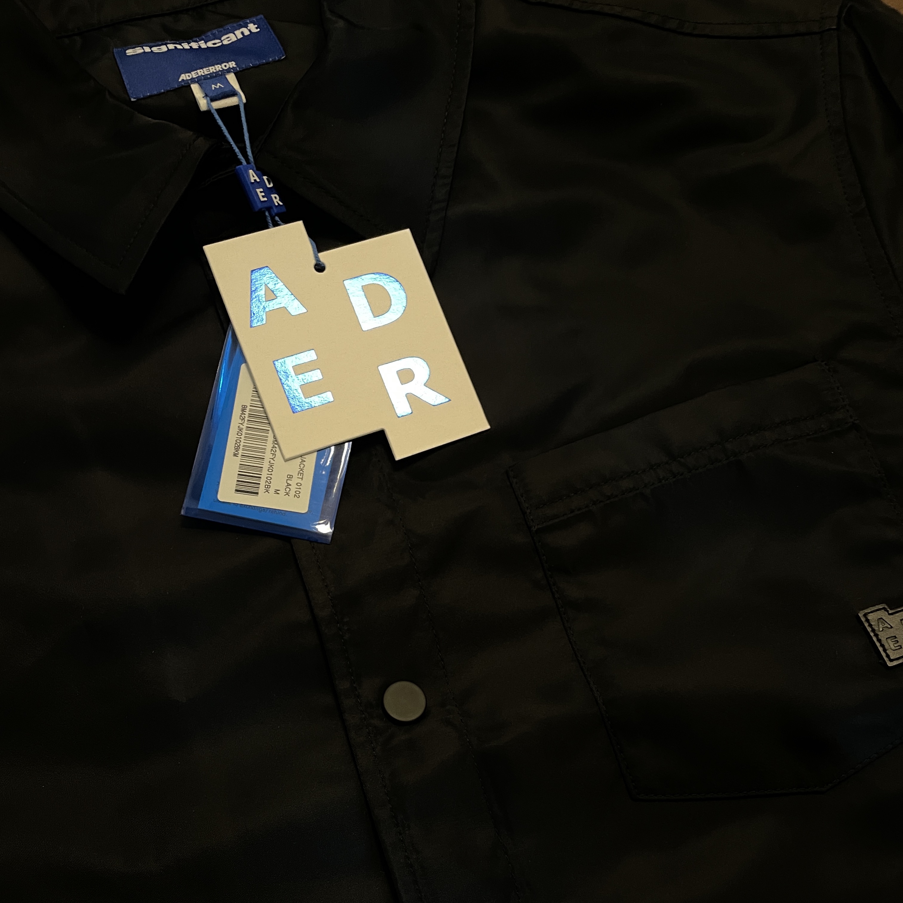 Ader Error Sig; TRS Tag Jacket 02 Noir 착용 스타일