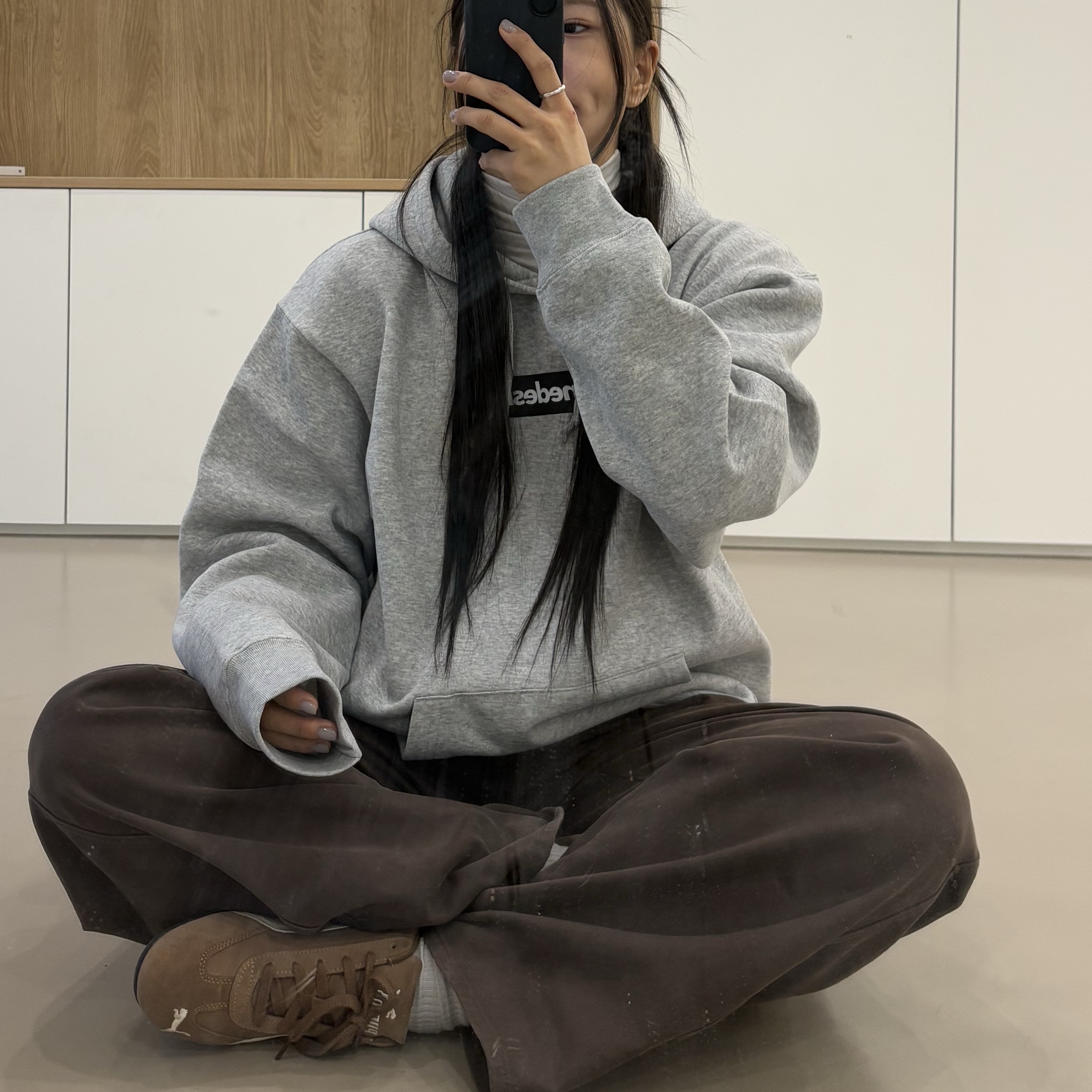 Puma Speedcat Archive Haute Coffee Frosted Ivory 착용 스타일