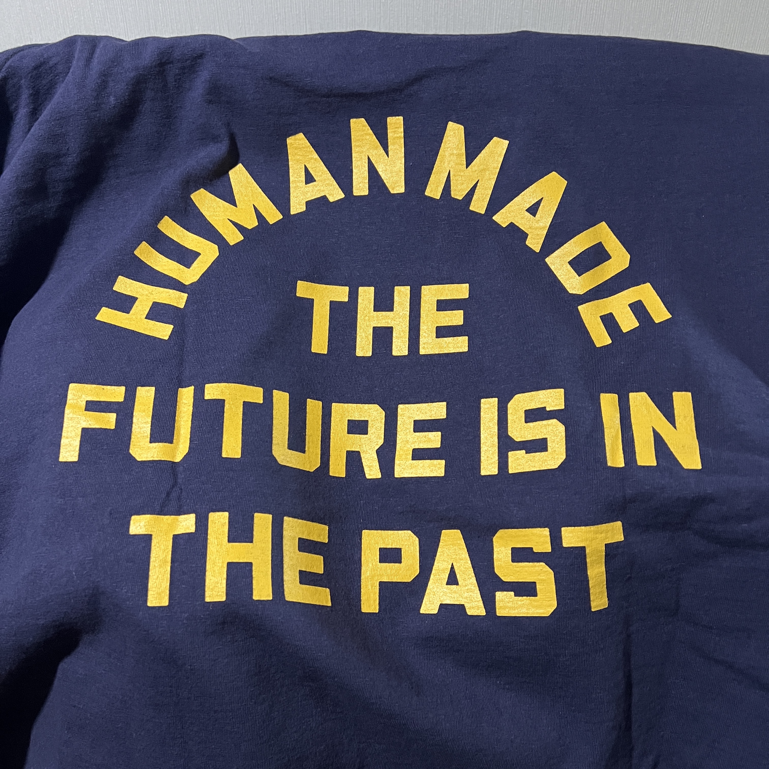 Human Made Graphic L/S T-Shirt Navy 착용 스타일 - 2