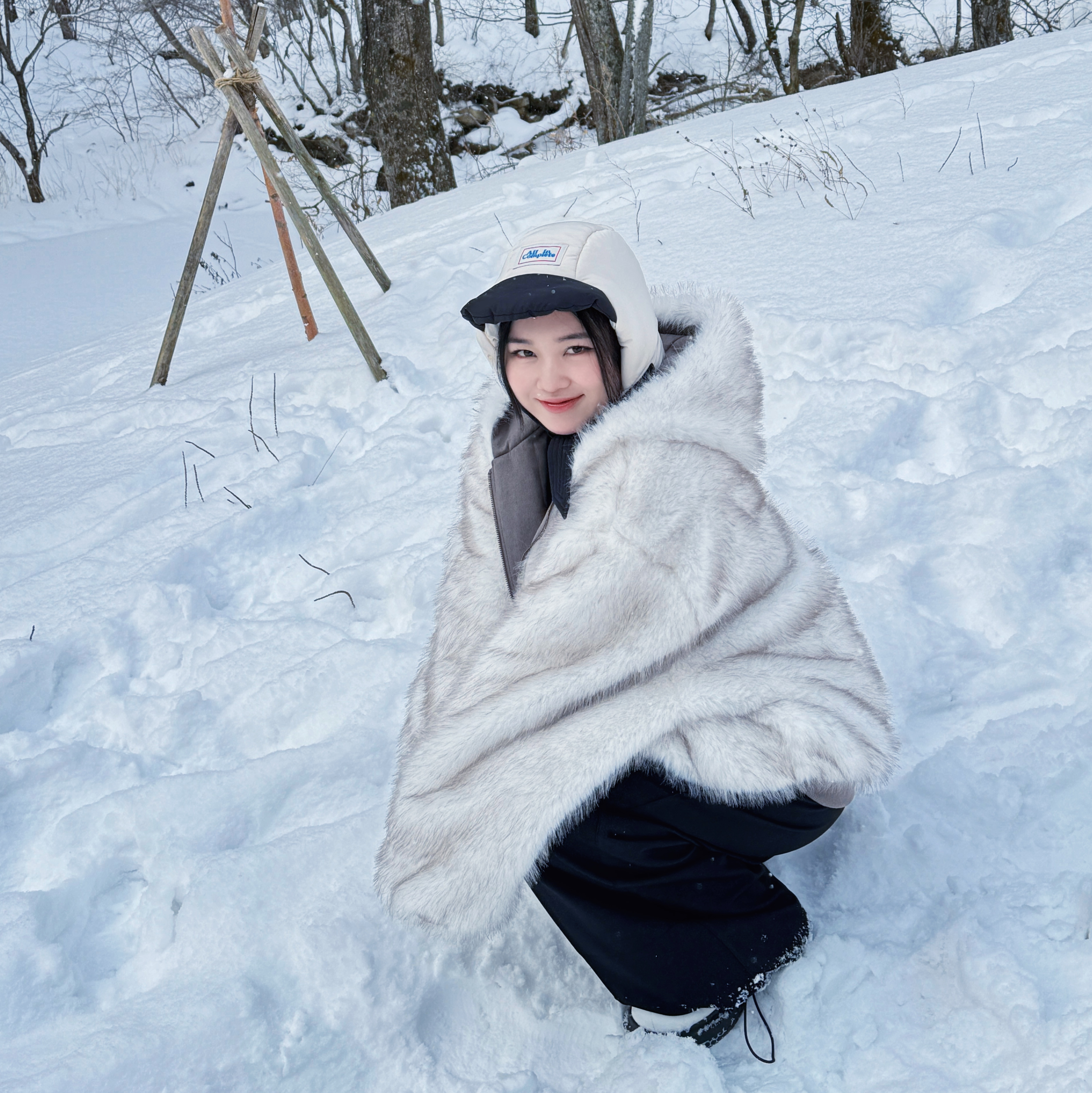 Allincomplete Panda Padding Balaclava 착용 스타일 - 3