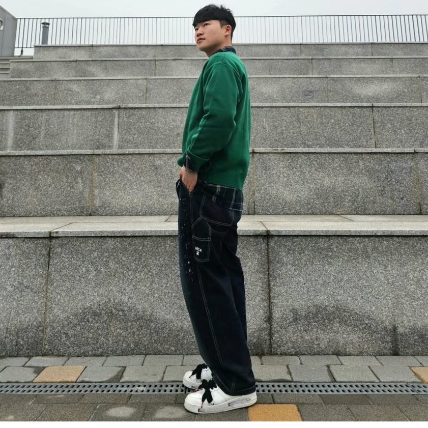 Nike x Peaceminusone Air Force 1 Low Para-Noise 2.0 착용 스타일