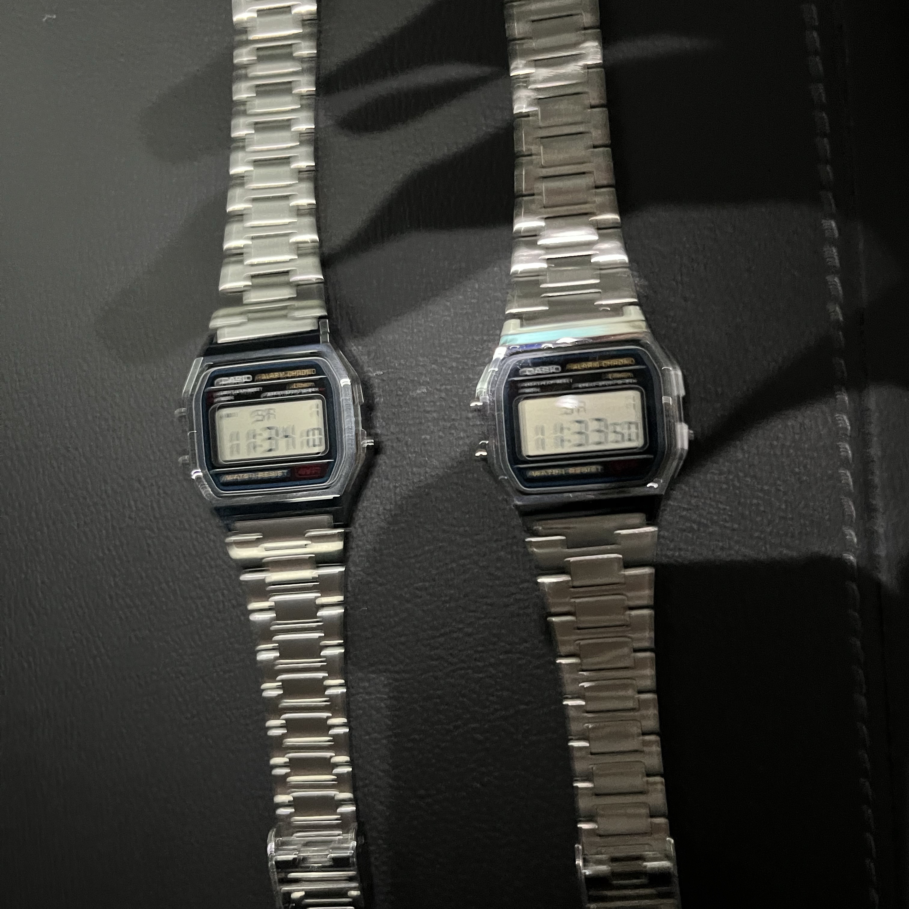 Casio A-158WA-1 착용 스타일