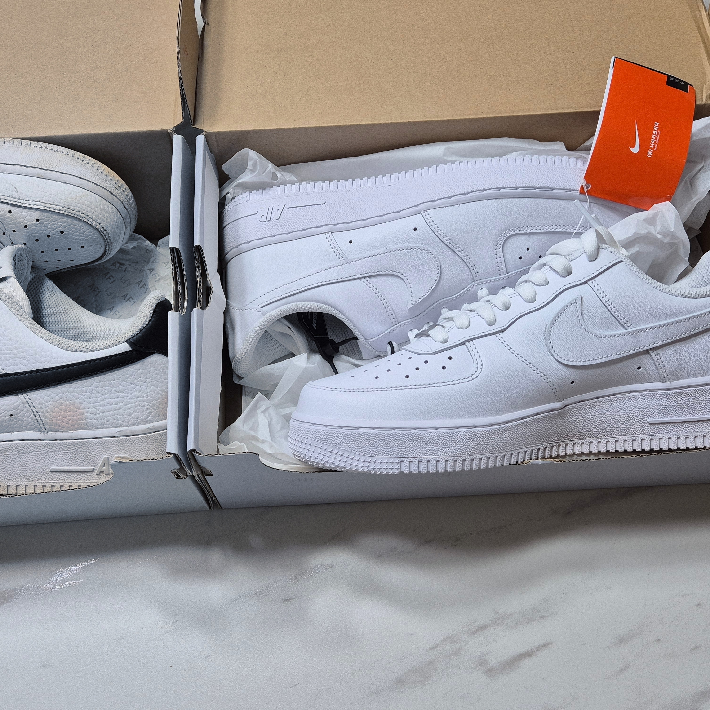 Nike Air Force 1 '07 Low White 착용 스타일