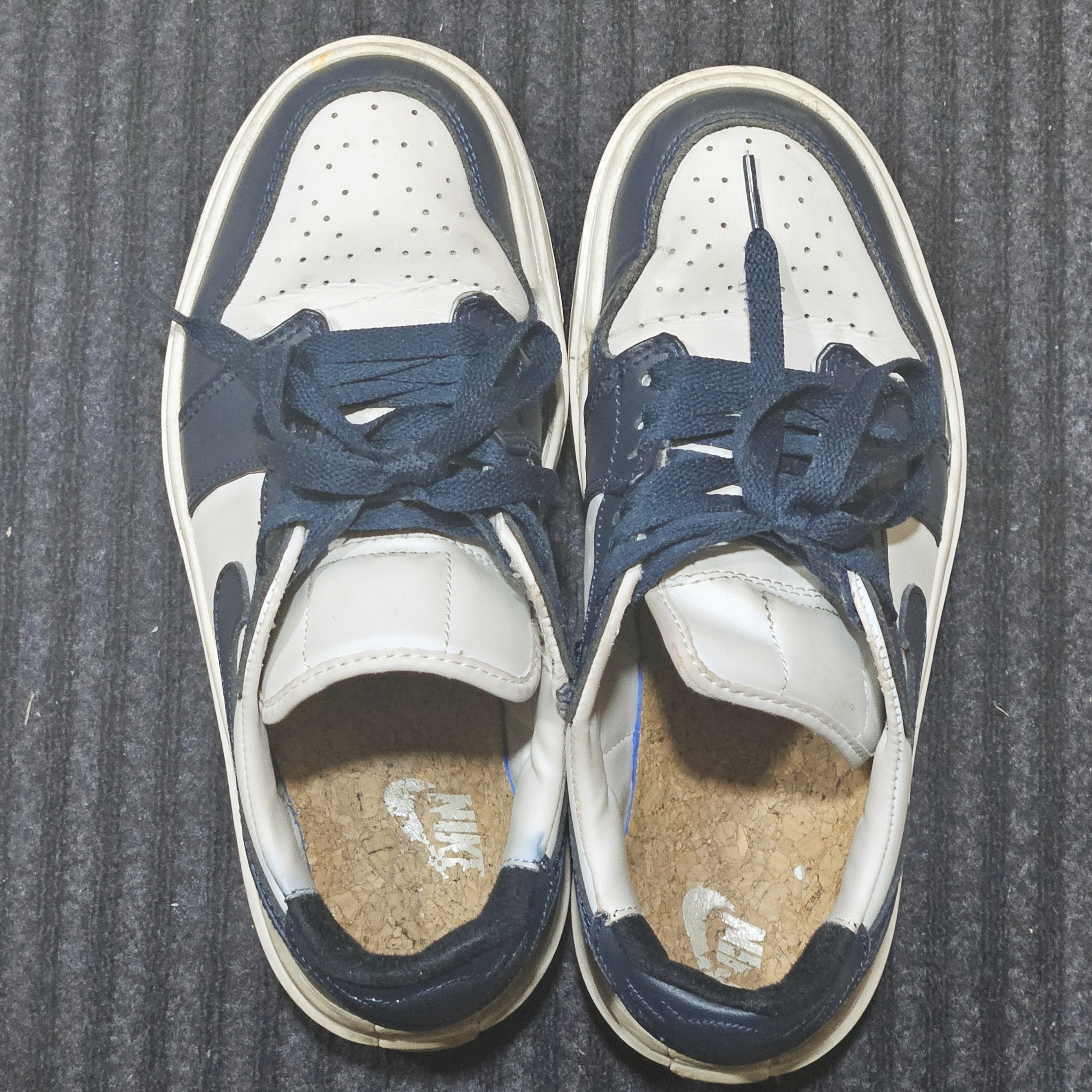 (W) Jordan 1 Elevate Low Midnight Navy 착용 스타일