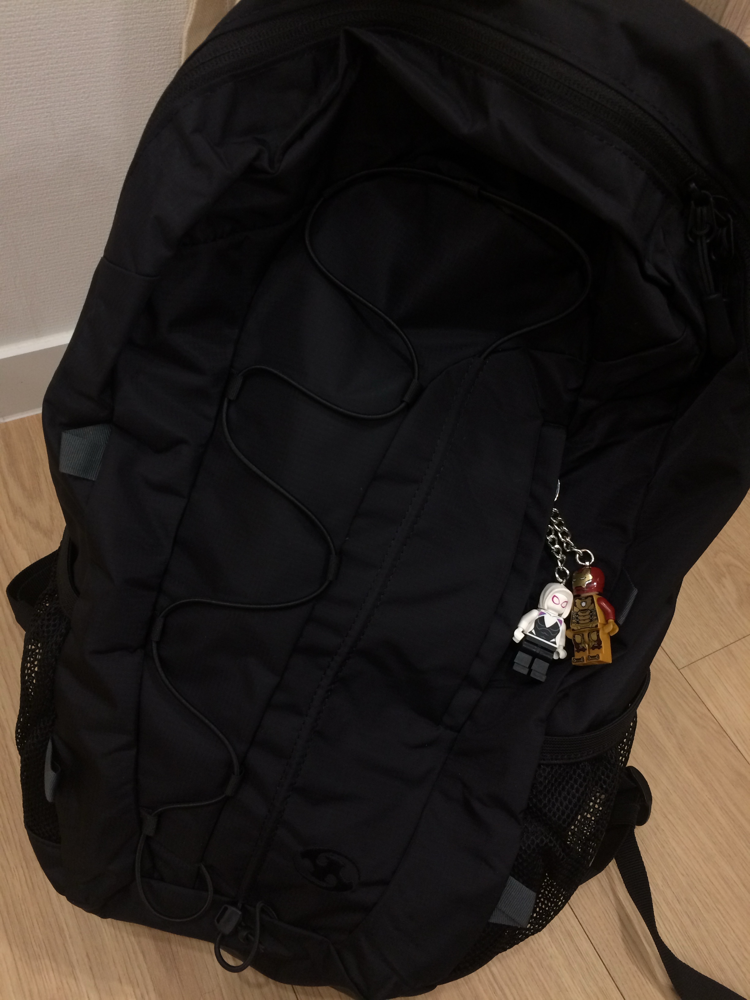 Sansan Gear BackPack Black  - 23FW 착용 스타일 - 1