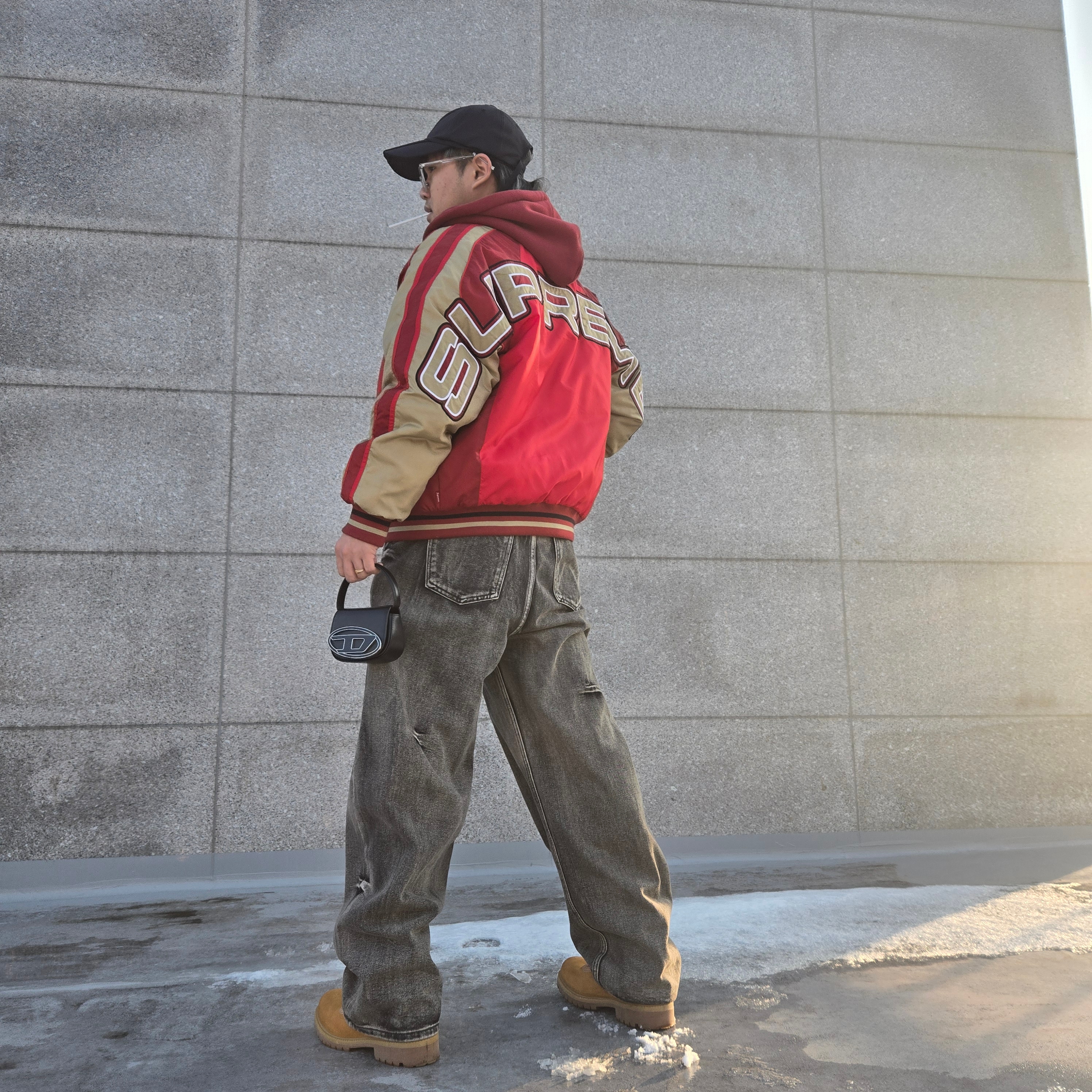 Supreme Hooded Stadium Jacket Red - 24SS, Timberland Premium 6 inch Waterproof Boot Wheat Nubuck - Wide 착용 스타일
