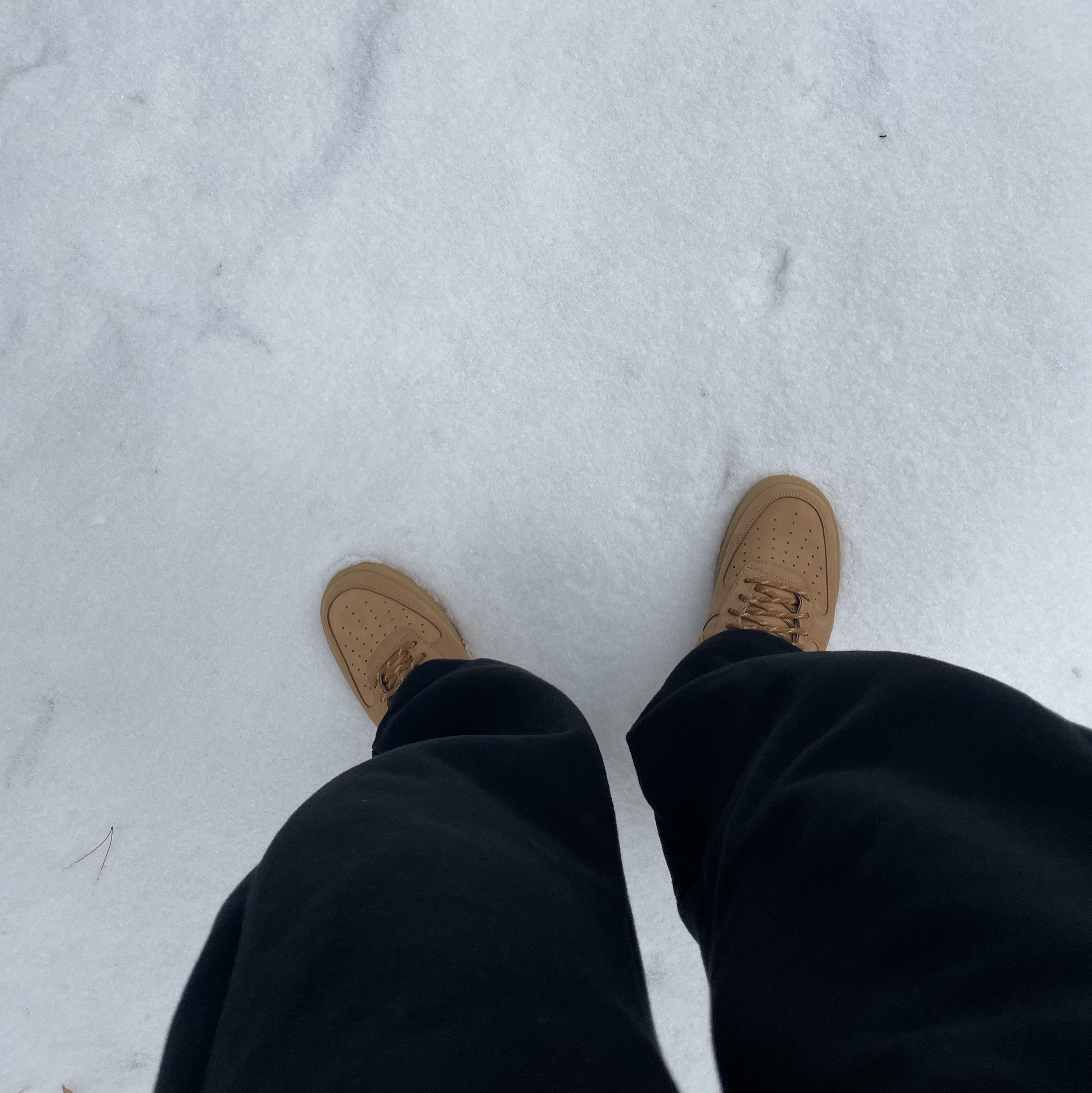 Nike Air Force 1 '07 WB Flax 착용 스타일