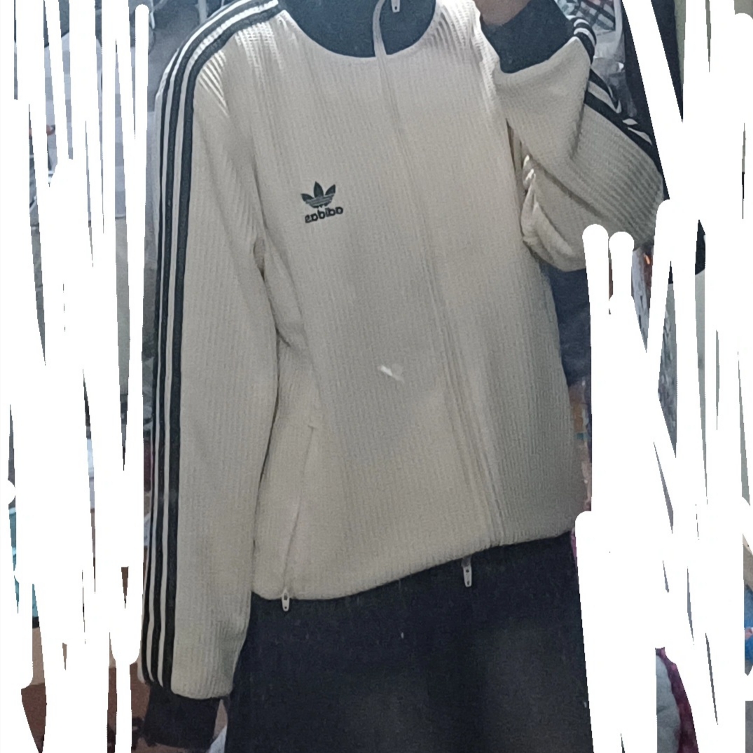 Adidas Waffle Beckenbauer Track Top Wonder White - KR Sizing 착용 스타일