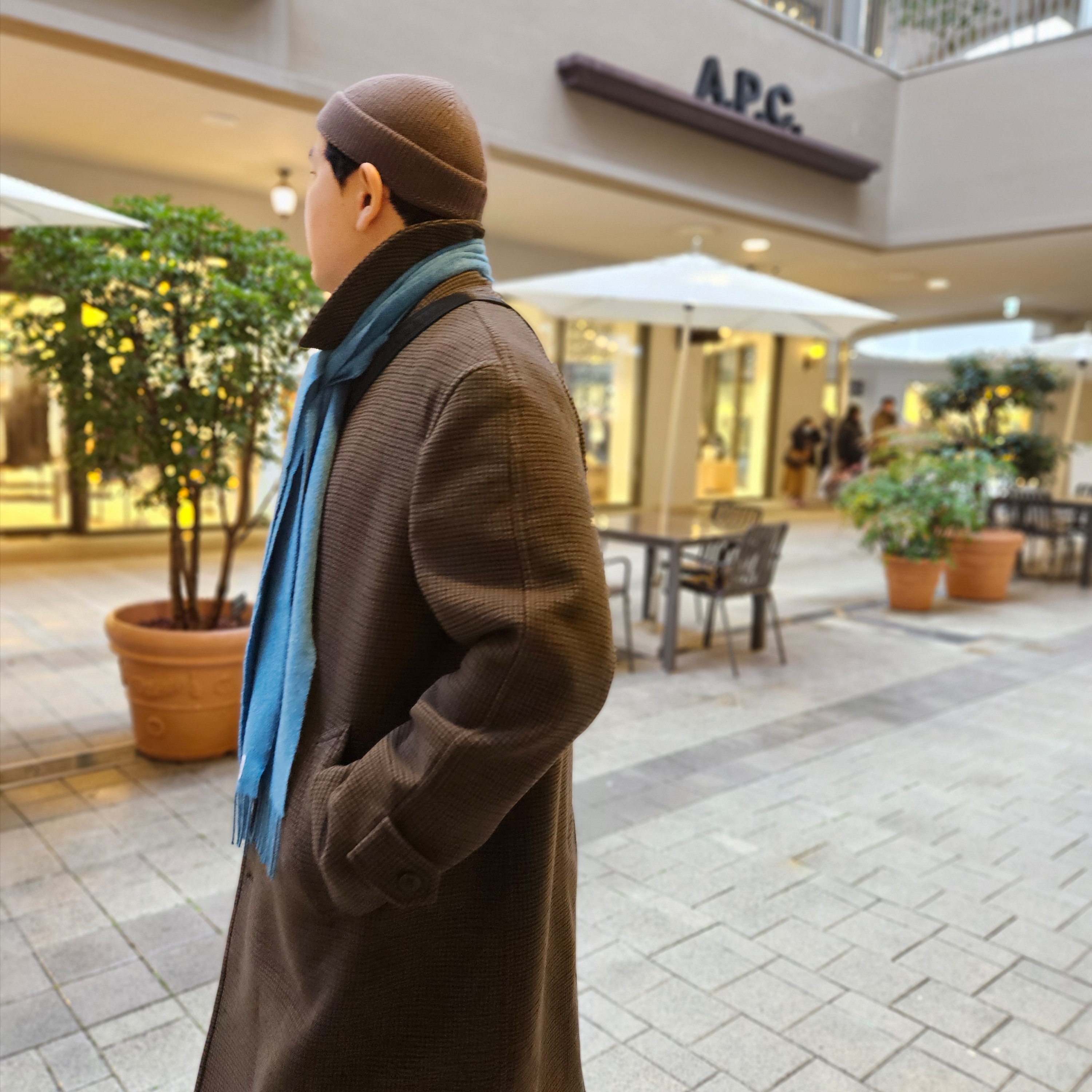 Andersen Andersen Skipper Jacket Camel, Rolex Submariner 41mm 124060 Black Oyster 착용 스타일 - 6