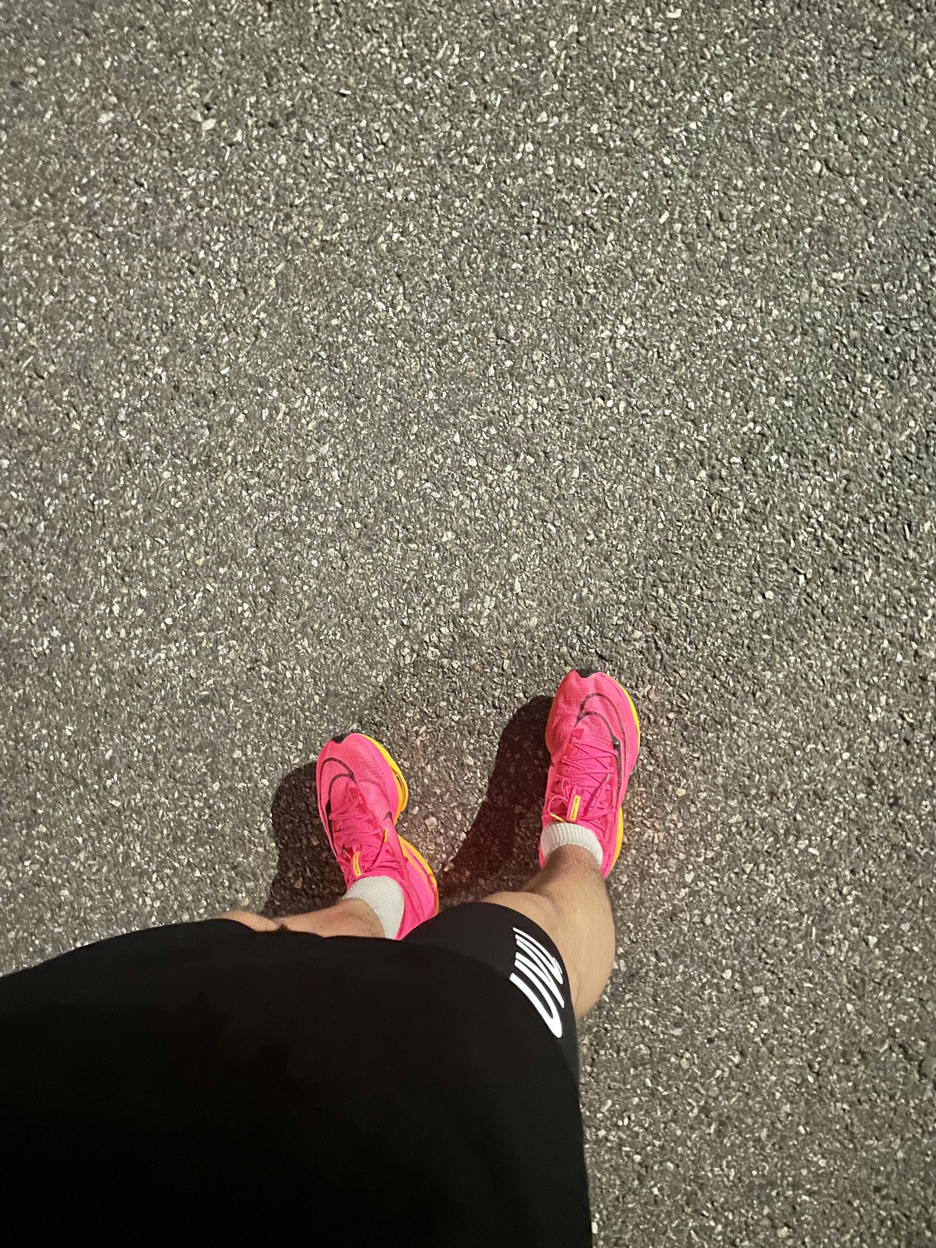 Nike Air Zoom Alphafly Next% 2 Hyper Pink, UVU Half Tights Black 착용 스타일
