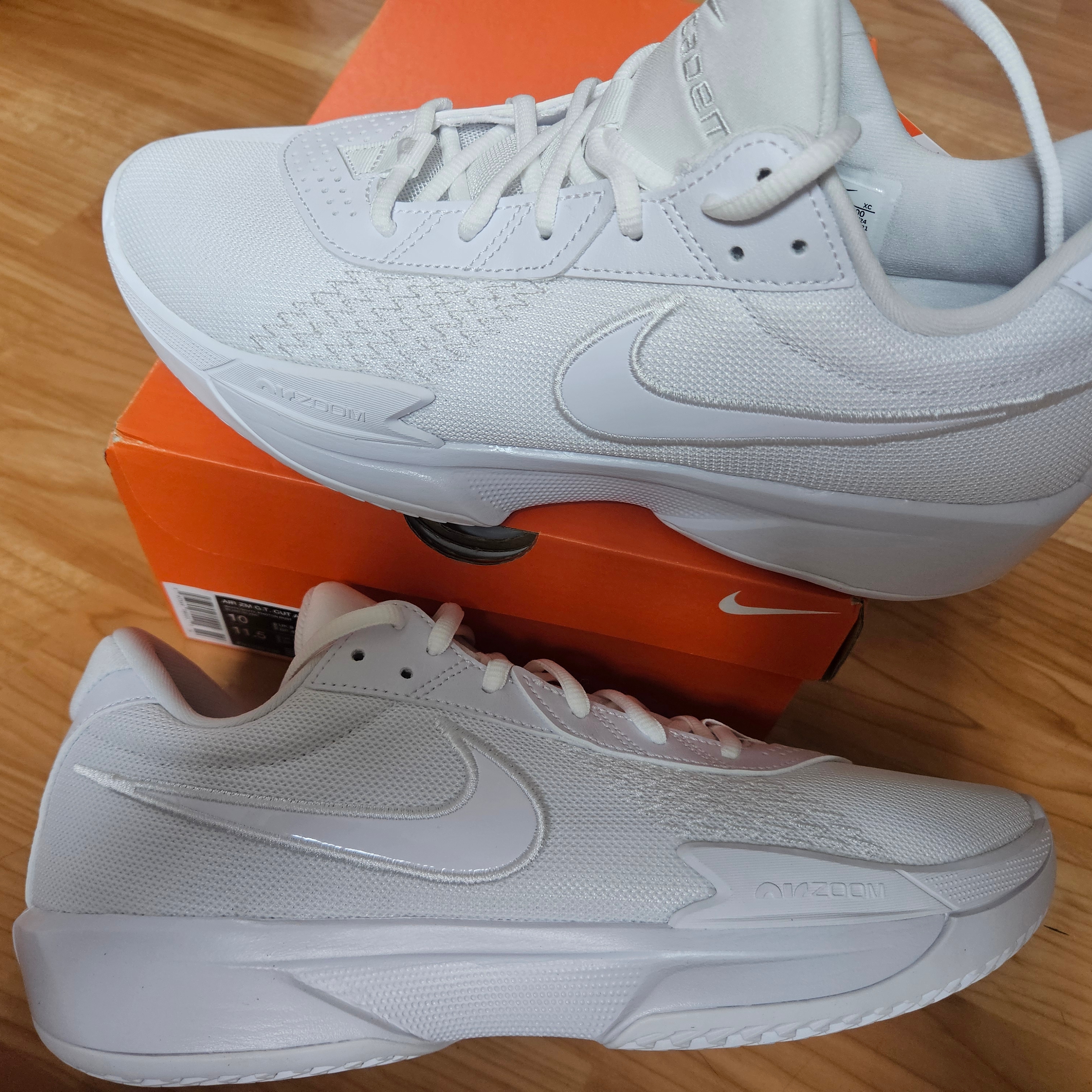 Nike G.T. Cut Academy EP White Photon Dust, Nike Air Zoom G.T. Cut Academy EP White Photon Dust 착용 스타일 - 1