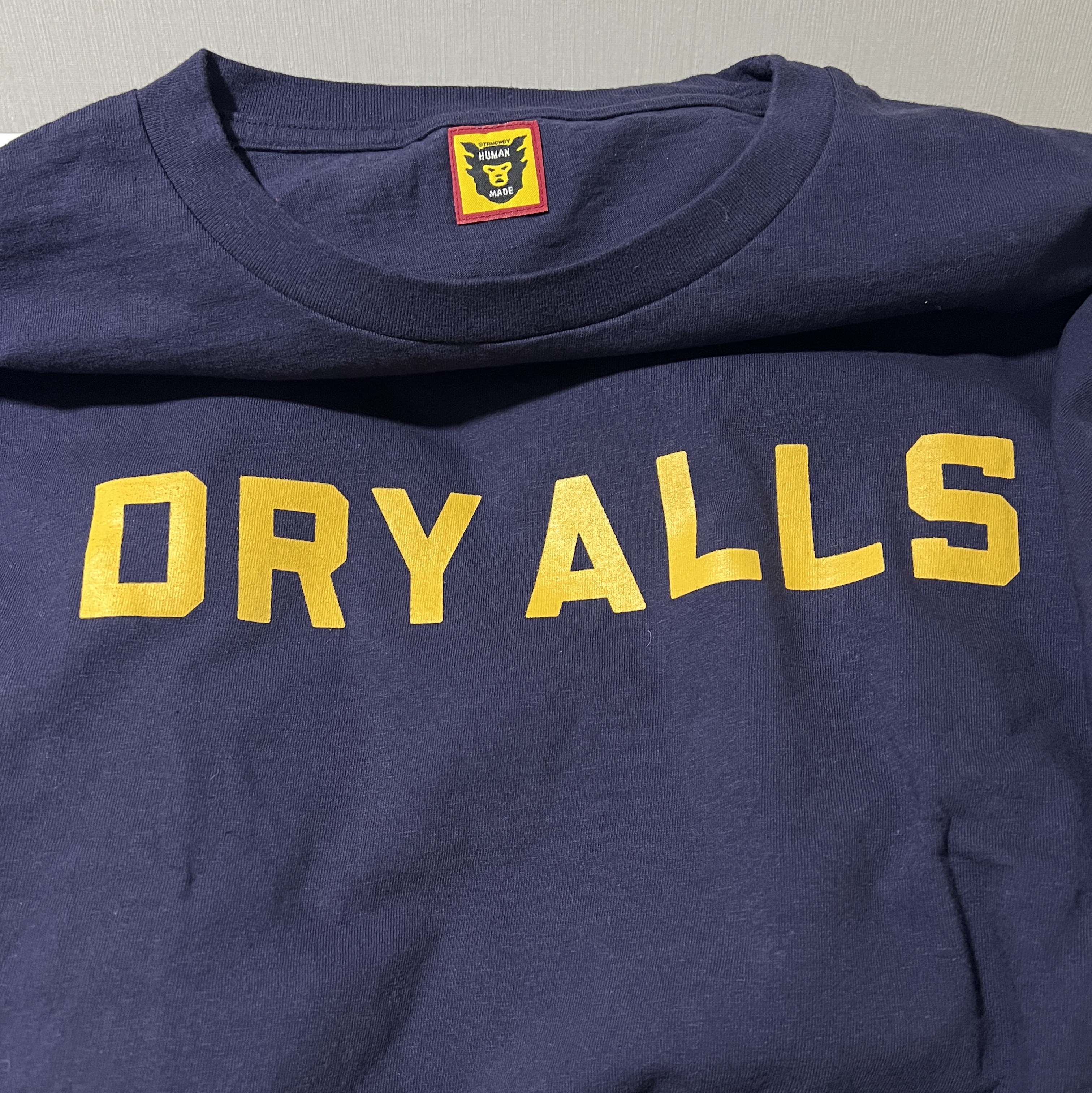 Human Made Graphic L/S T-Shirt Navy 착용 스타일 - 1