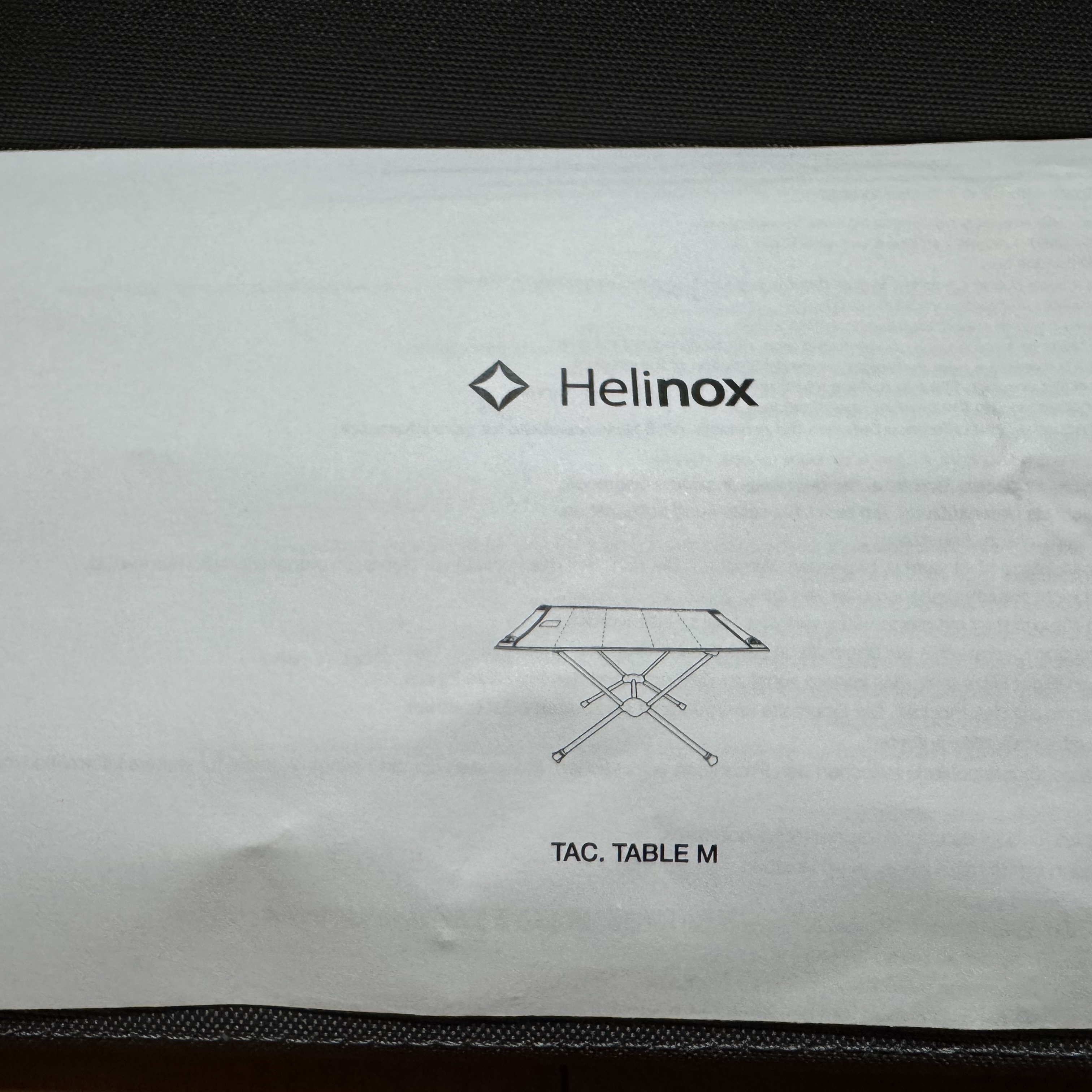 Helinox x Genesis Table 착용 스타일 - 2