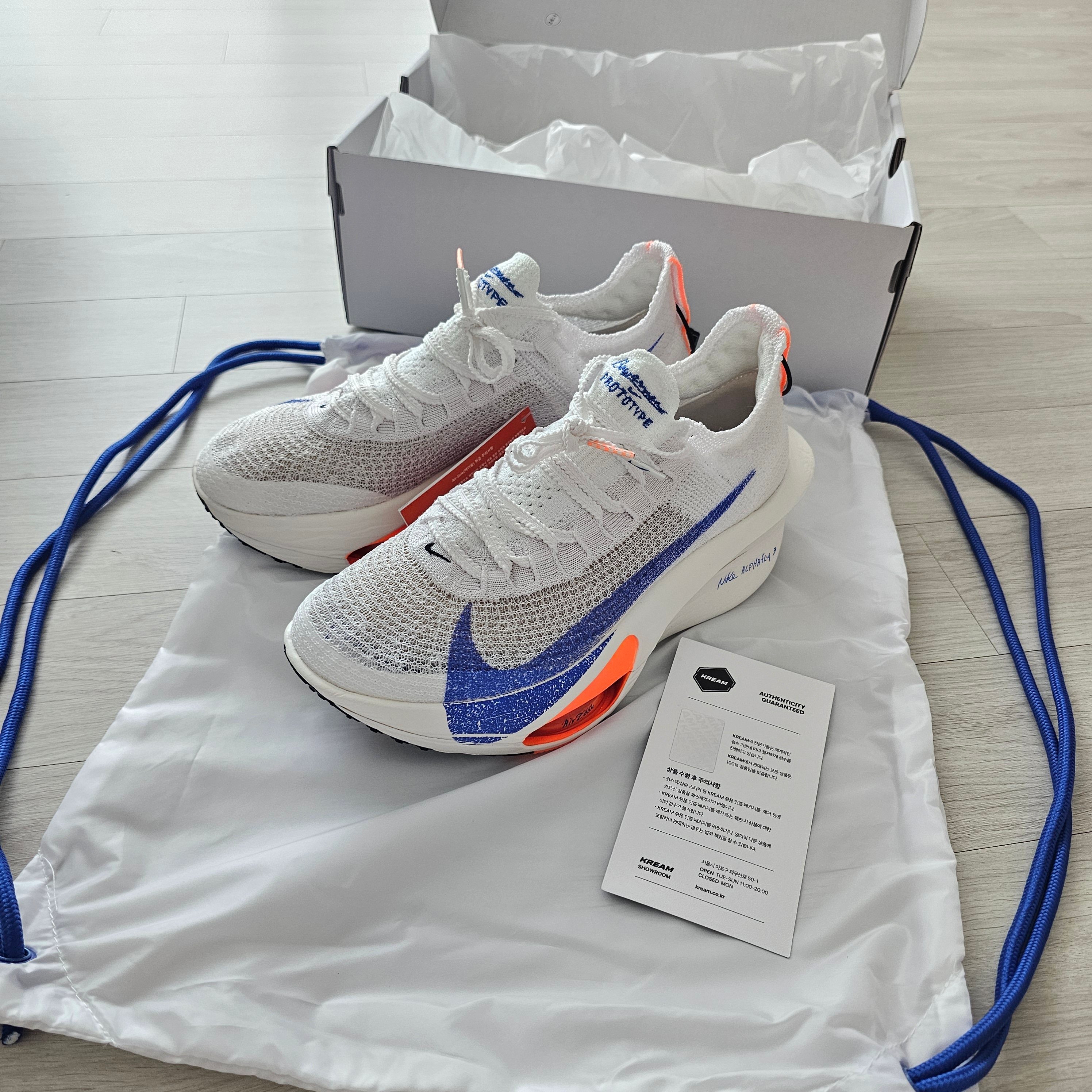 (W) Nike Air Zoom Alphafly Next% 3 Blueprint 착용 스타일