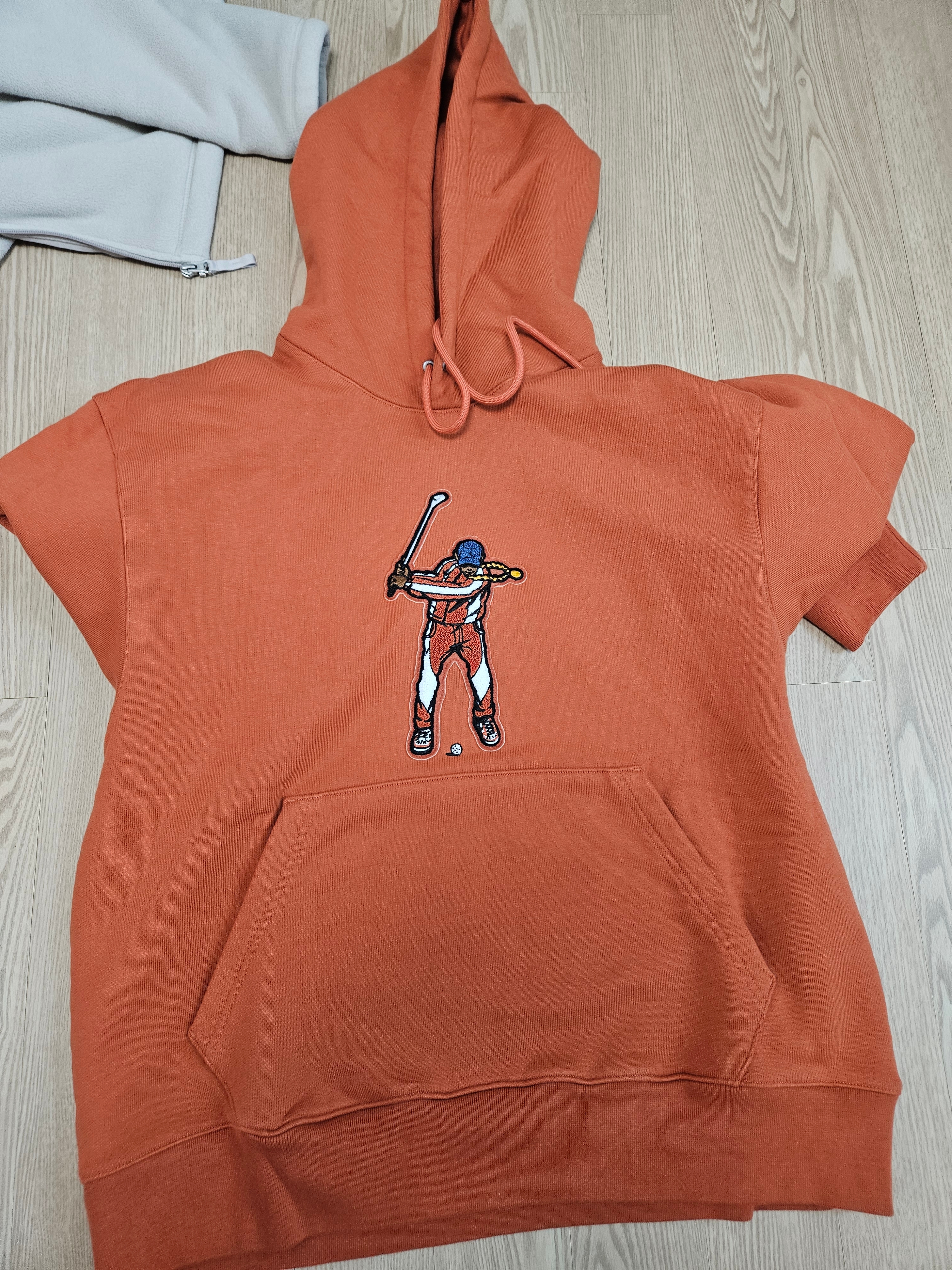 Jordan x Eastside Golf Fleece Hoodie Burnt Sunrise - Asia 착용 스타일