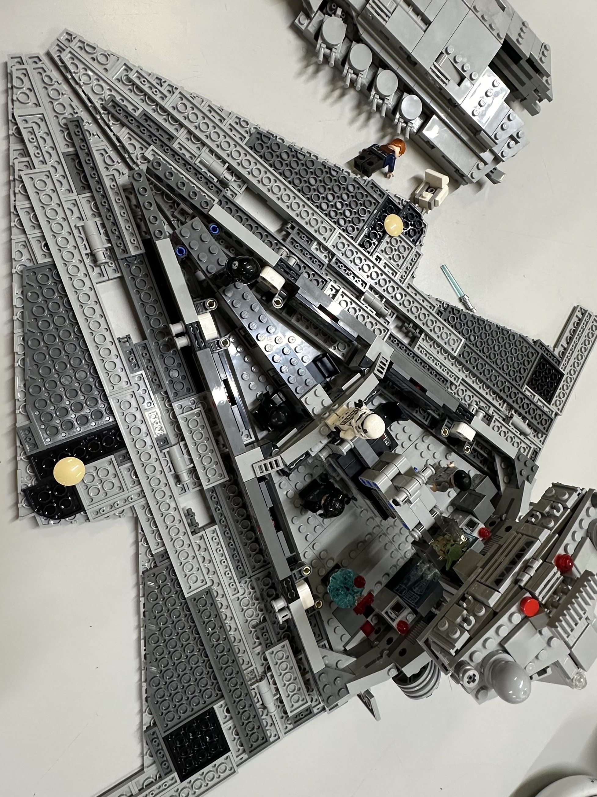 Lego Star Wars Imperial Star Destroyer 착용 스타일 - 1