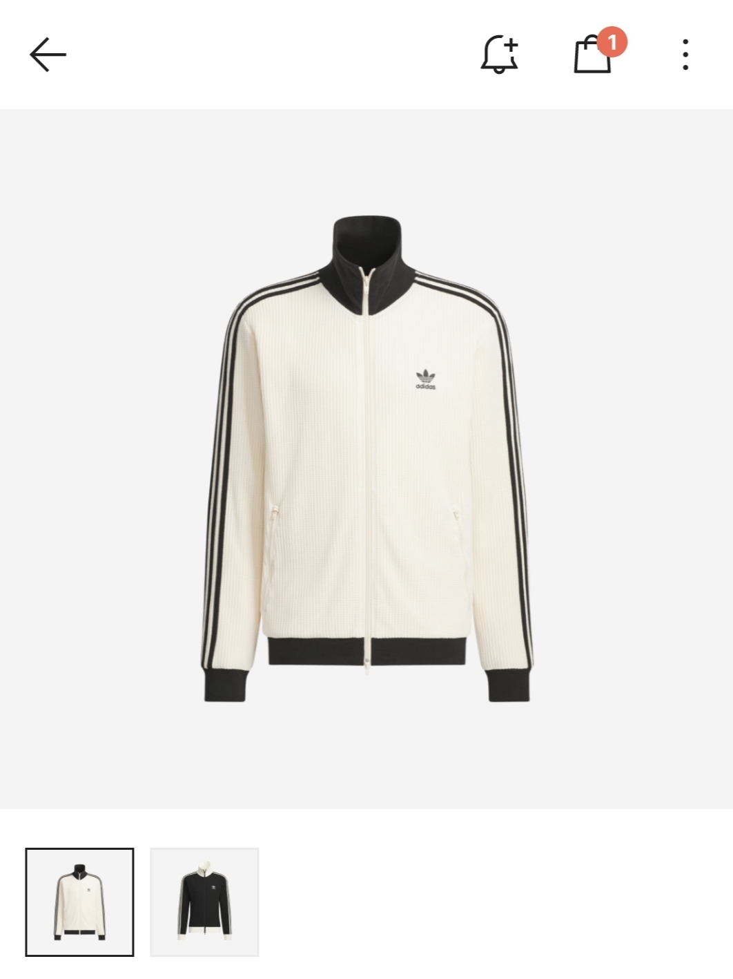 Adidas Waffle Beckenbauer Track Top Wonder White - KR Sizing 착용 스타일