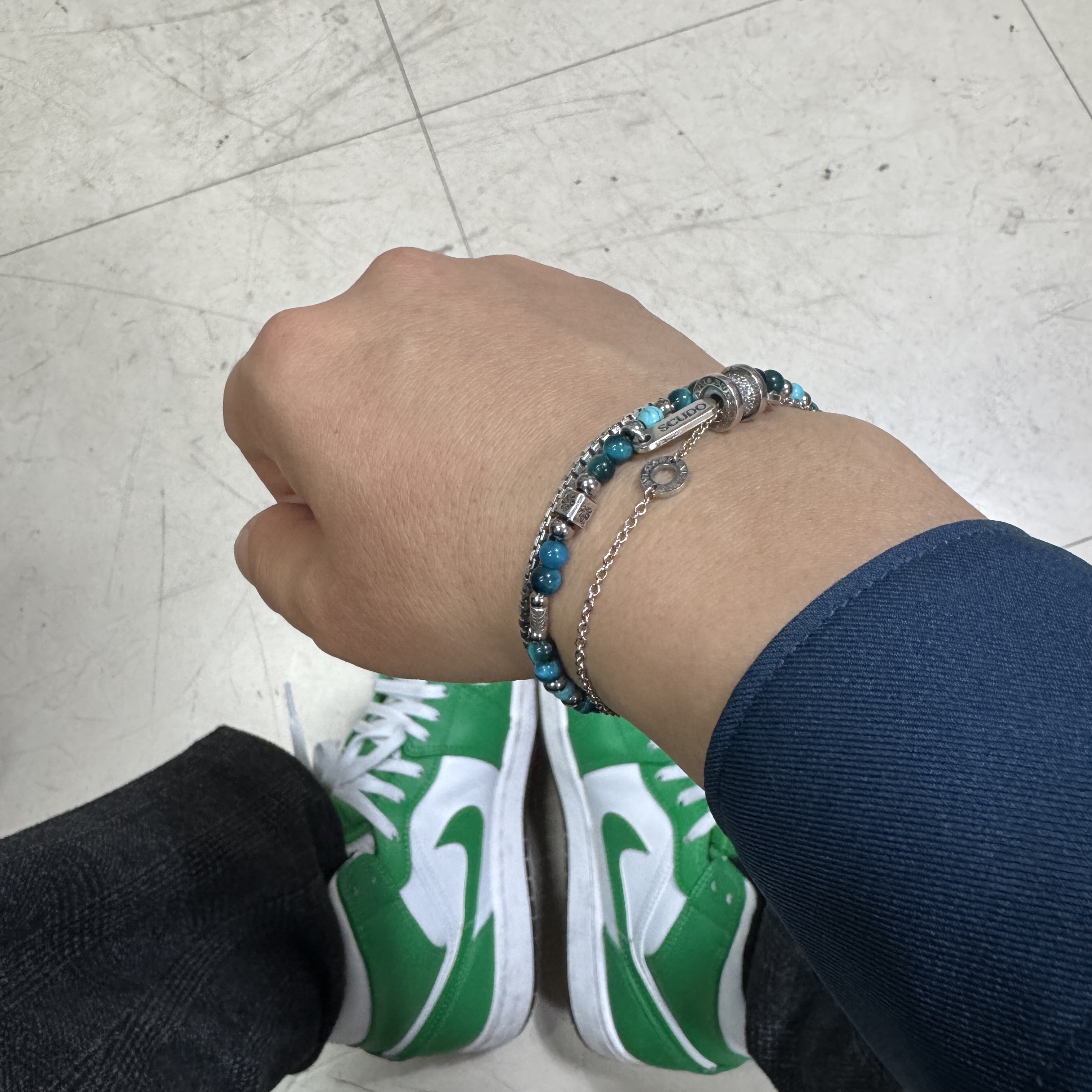 Quarqor #9308 Silver92.5 Bracelet 착용 스타일