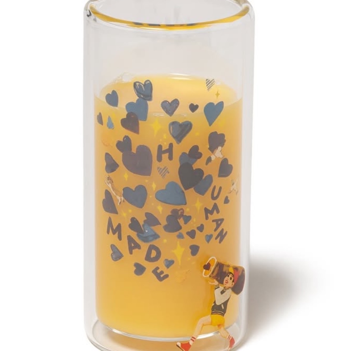 Human Made Keiko Sootome Double Wall Glass Navy 착용 스타일