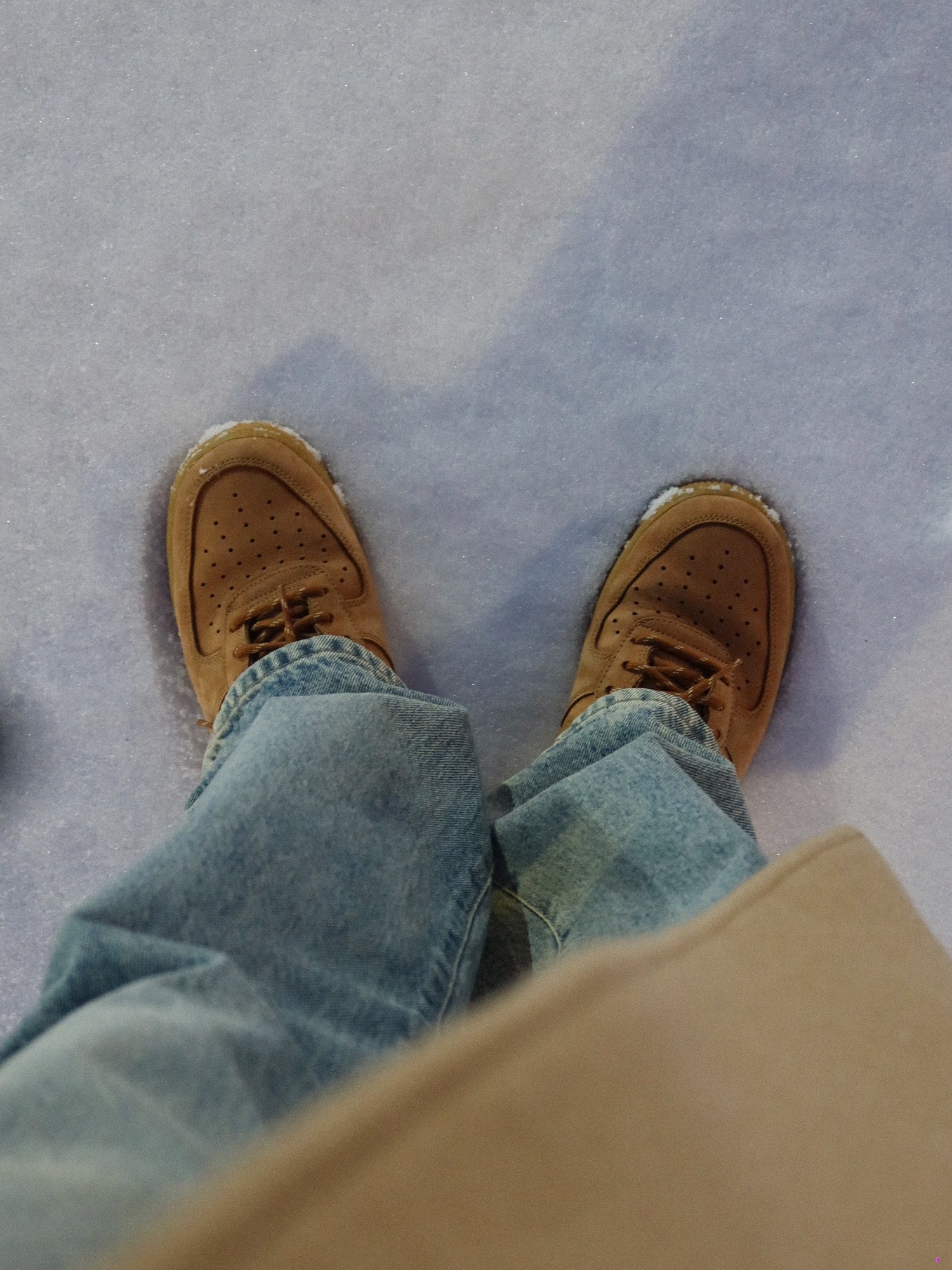Thom Browne Milano Stitch 4-Bar Cardigan Navy, Nike Air Force 1 '07 WB Flax 착용 스타일 - 9