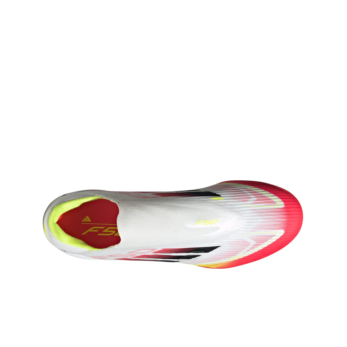 아디다스 F50 리그 레이스리스 TF 클라우드 화이트 코어 블랙(Adidas F50 League Laceless TF Cloud White Core Black) - 2