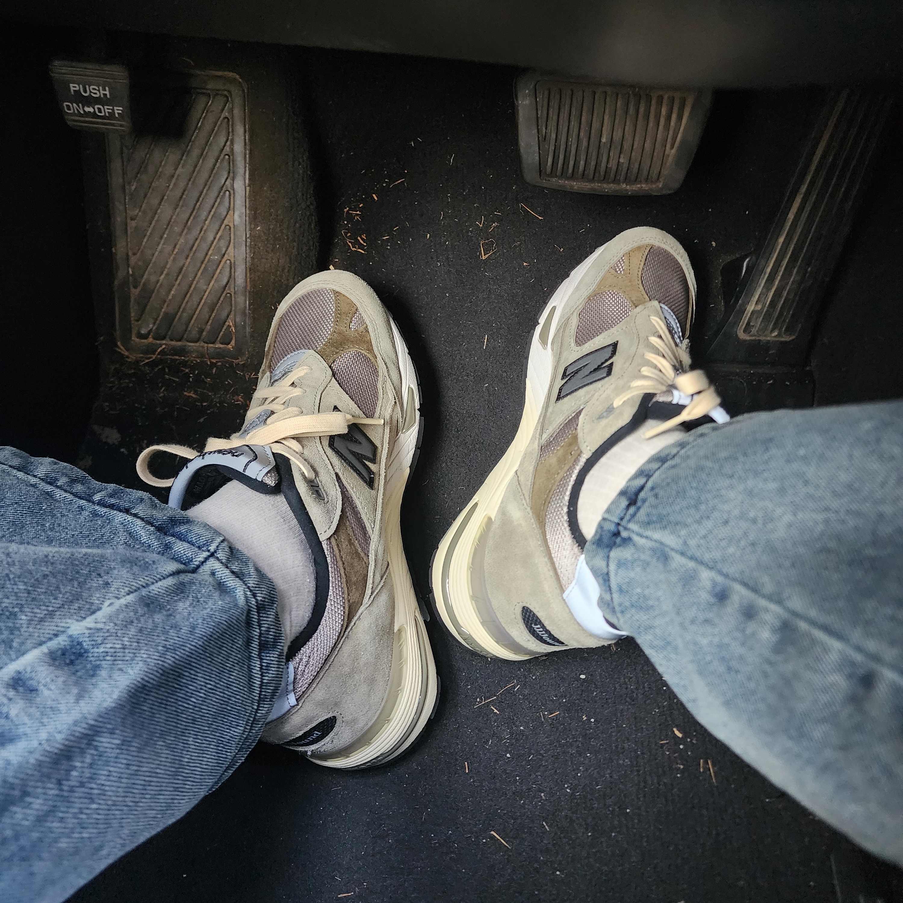 New Balance x JJJJound 991 Made in UK Grey 착용 스타일 - 2