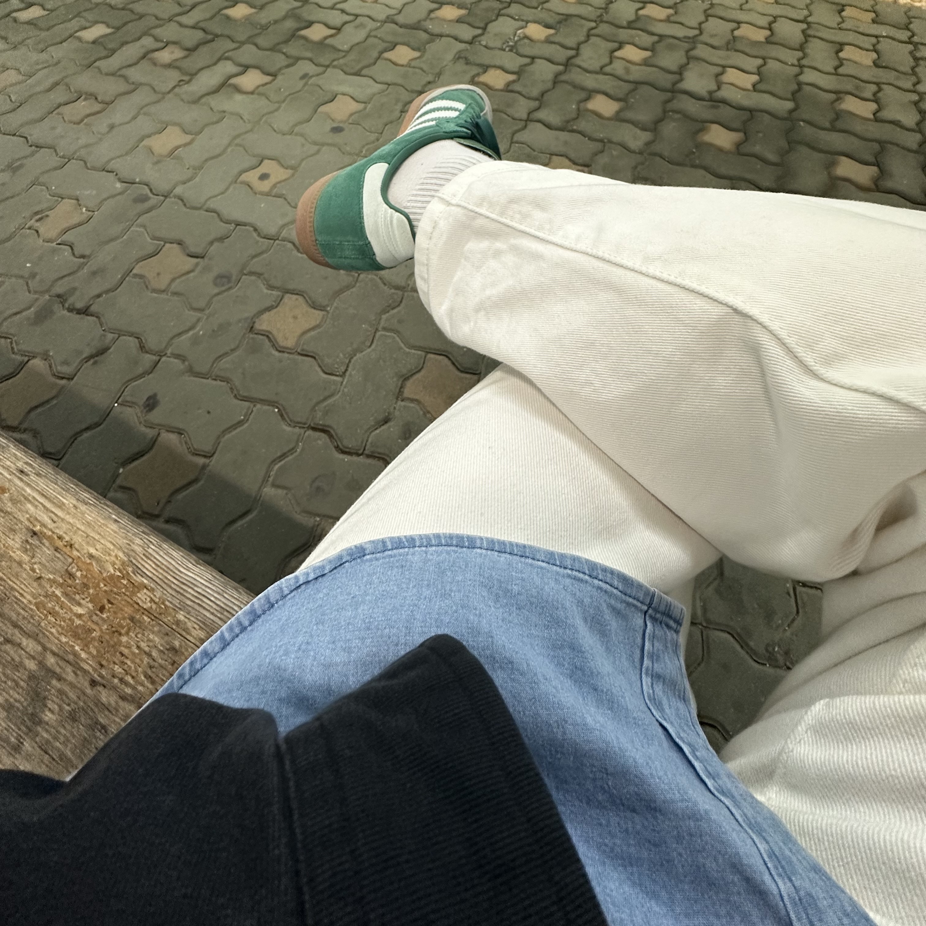 Adidas Samba OG Collegiate Green Gum 착용 스타일