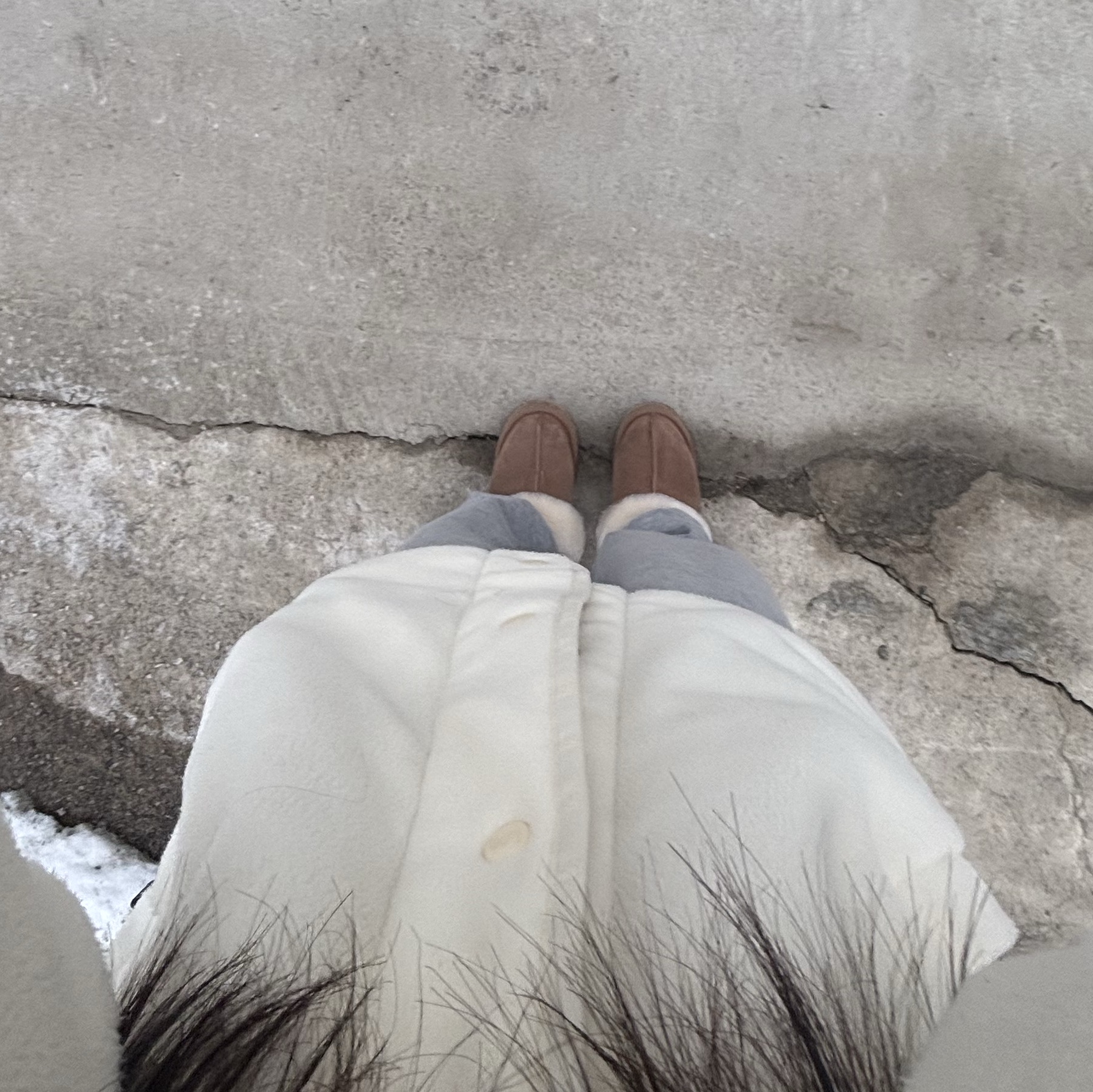 (W) UGG Disquette Slipper Chestnut 착용 스타일