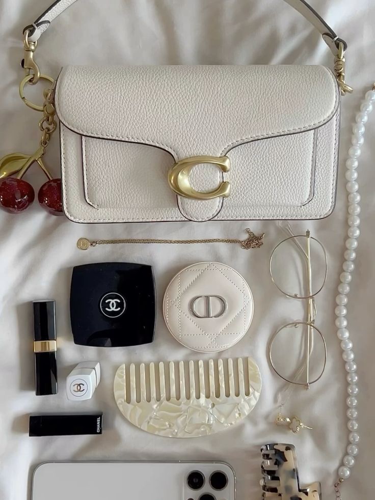 Coach Tabby Shoulder Bag 26 Chalk, Chanel Rouge Coco Flash 90 Jour 착용 스타일 - 1