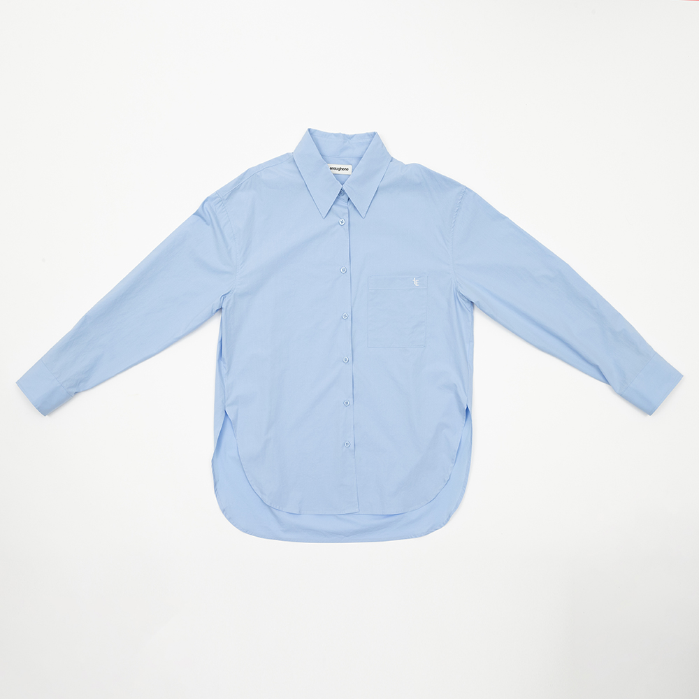 이너프원 루즈핏 셔츠 스카이블루(EnoughOne Loose Fit Shirt Sky Blue) - 2