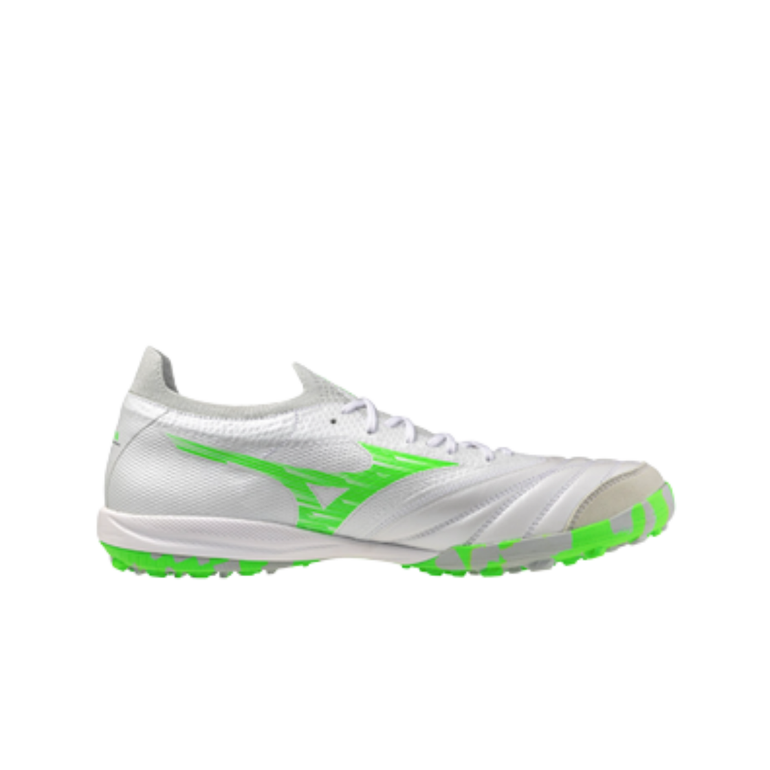 Q1GB251037 Mizuno Morelia Neo Sala Beta Japan TF White Neon Green