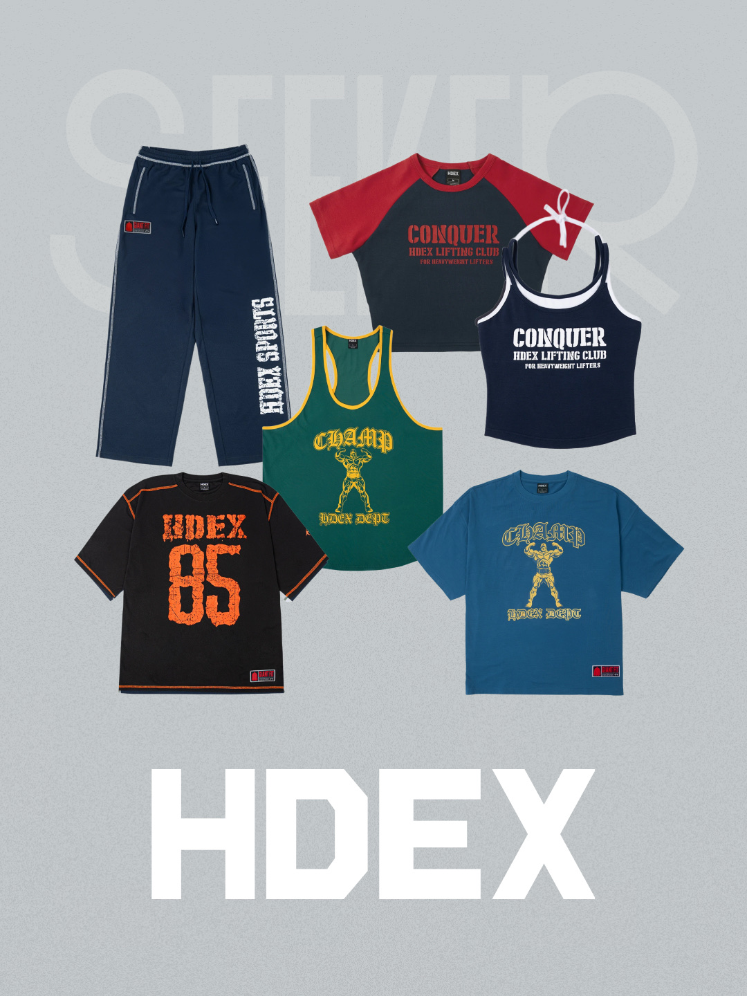HDEX Old Champ Stringer Black, HDEX Giant Fit 85 Mesh Short Sleeve White 착용 스타일 - 9