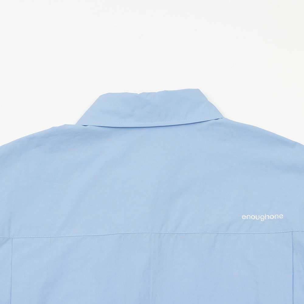 이너프원 루즈핏 셔츠 스카이블루(EnoughOne Loose Fit Shirt Sky Blue) - 4