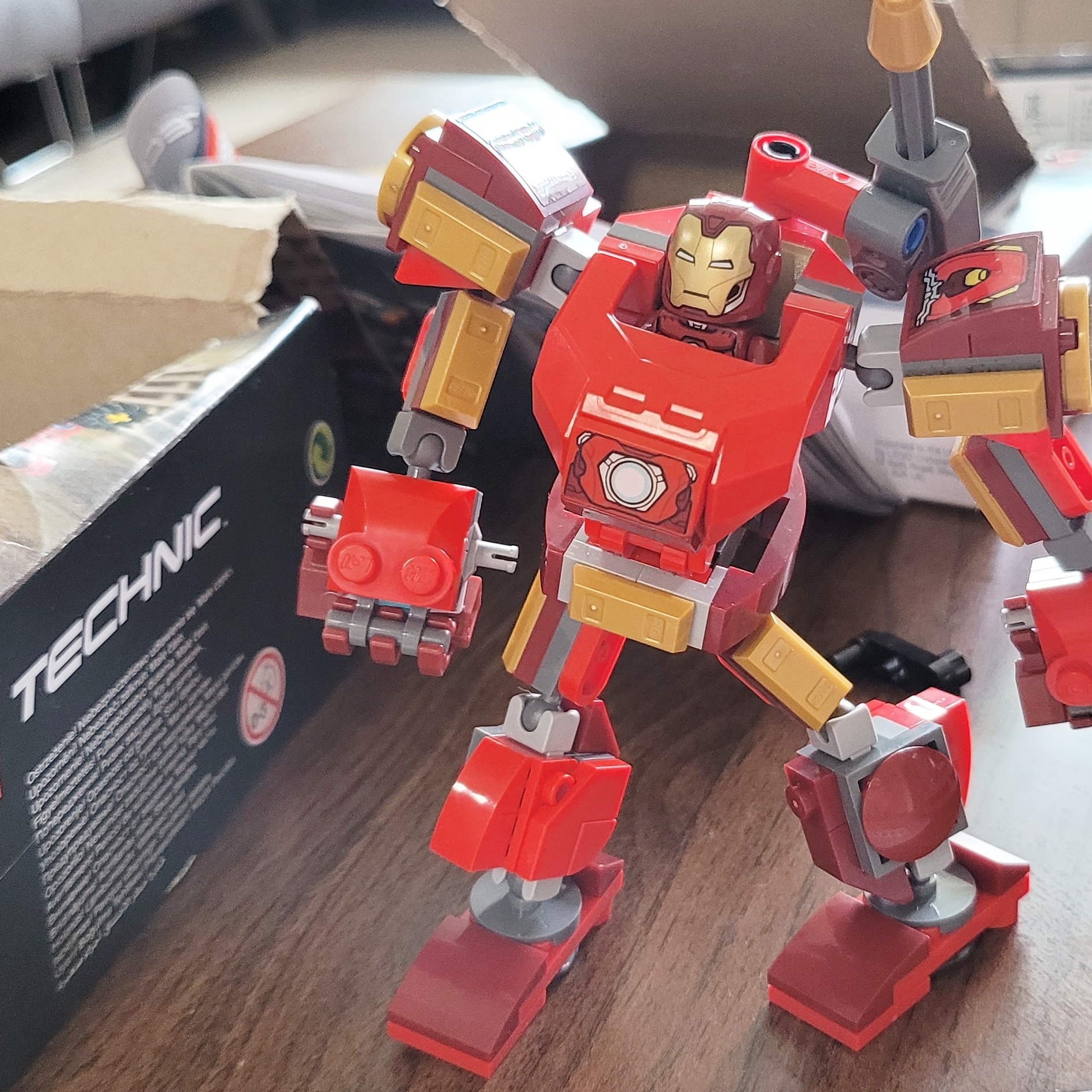 Lego Marvel Iron Man Mech 착용 스타일