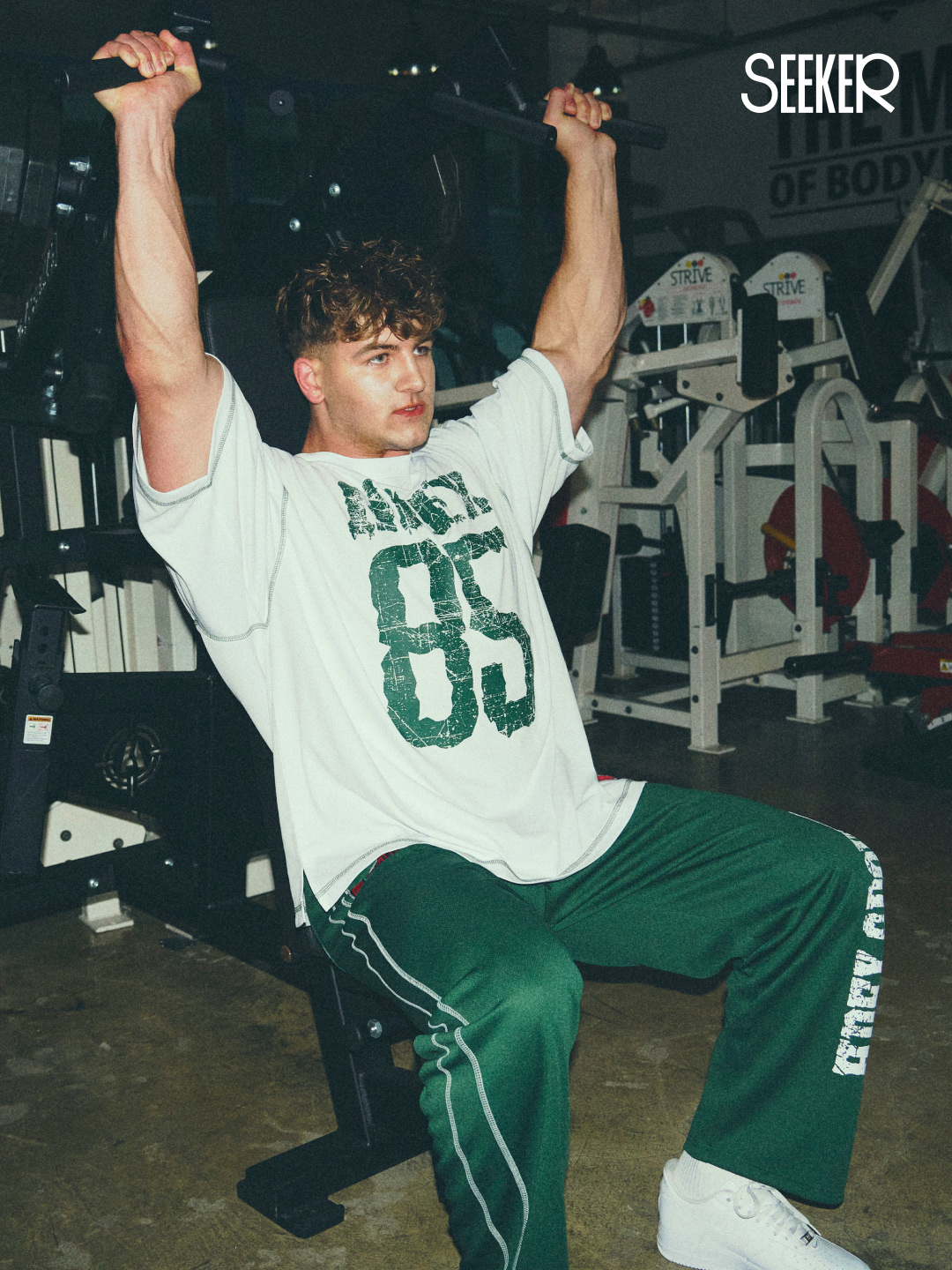 HDEX Old Champ Stringer Black, HDEX Giant Fit 85 Mesh Short Sleeve White 착용 스타일 - 6