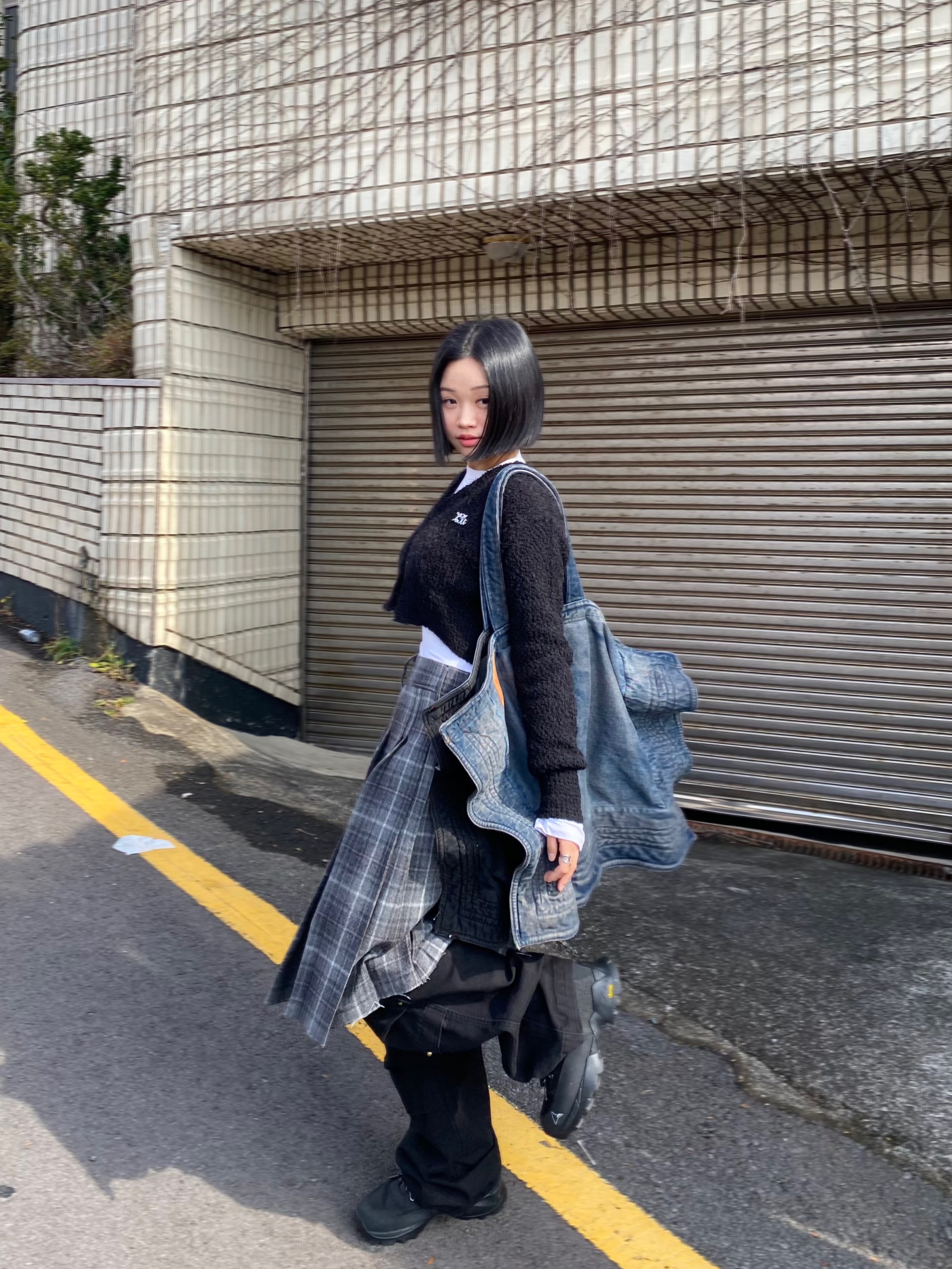 Roa Hiking Neal Black 착용 스타일
