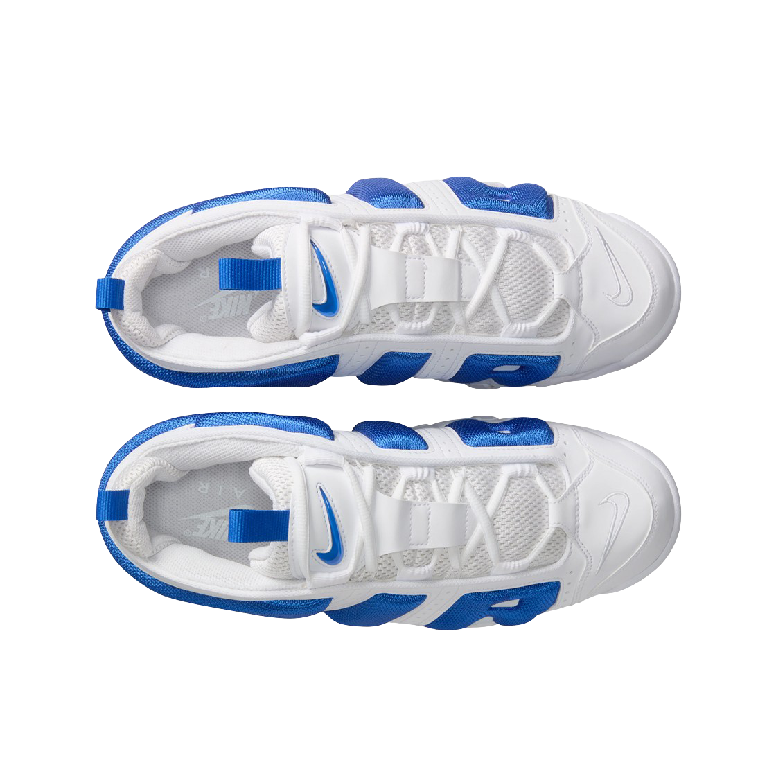 나이키 에어 모어 업템포 로우 화이트 앤 하이퍼 로얄(Nike Air More Uptempo Low White and Hyper Royal) - 2