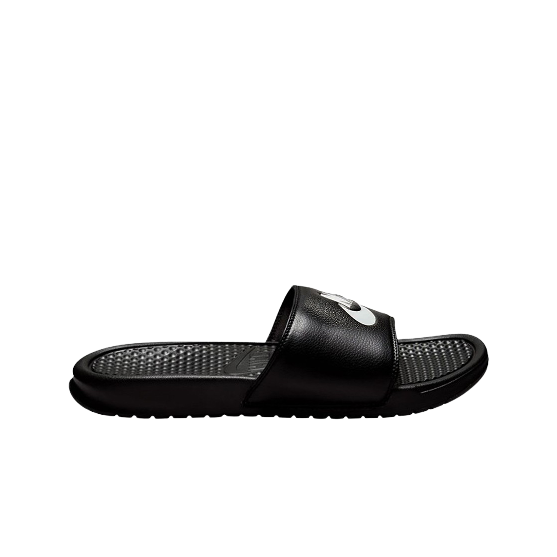 나이키 베나시 JDI 슬라이드 블랙 화이트(Nike Benassi JDI Slide Black White)