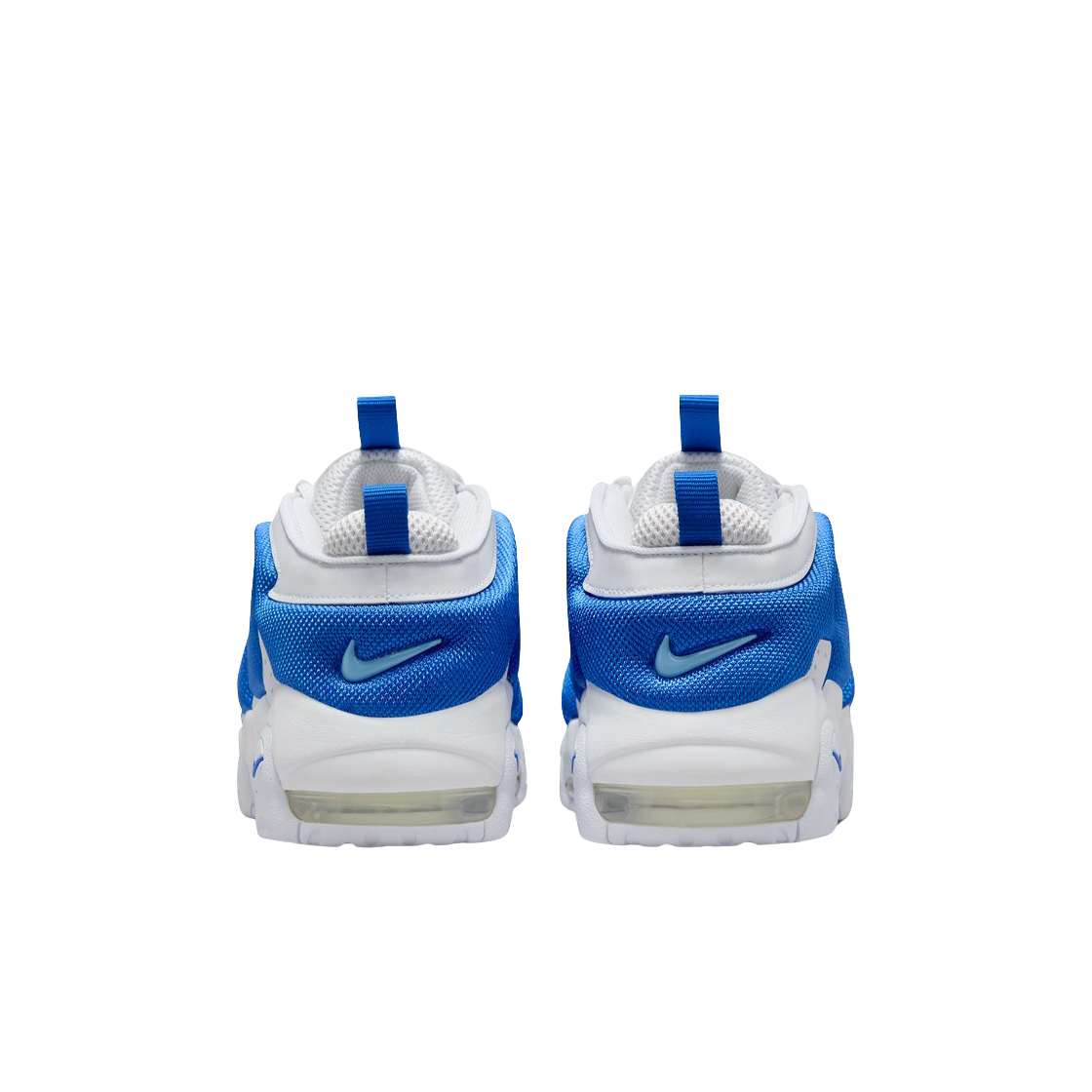 나이키 에어 모어 업템포 로우 화이트 앤 하이퍼 로얄(Nike Air More Uptempo Low White and Hyper Royal) - 3
