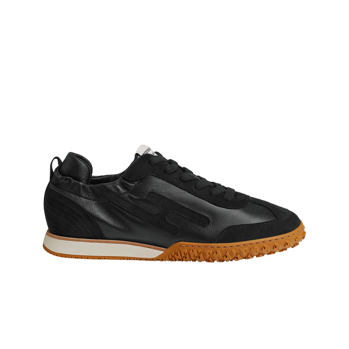 H242154Z02 (W) Hermes Jet Sneakers Nappa Suede Goatskin & Noir