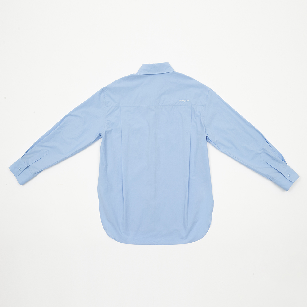 이너프원 루즈핏 셔츠 스카이블루(EnoughOne Loose Fit Shirt Sky Blue) - 3