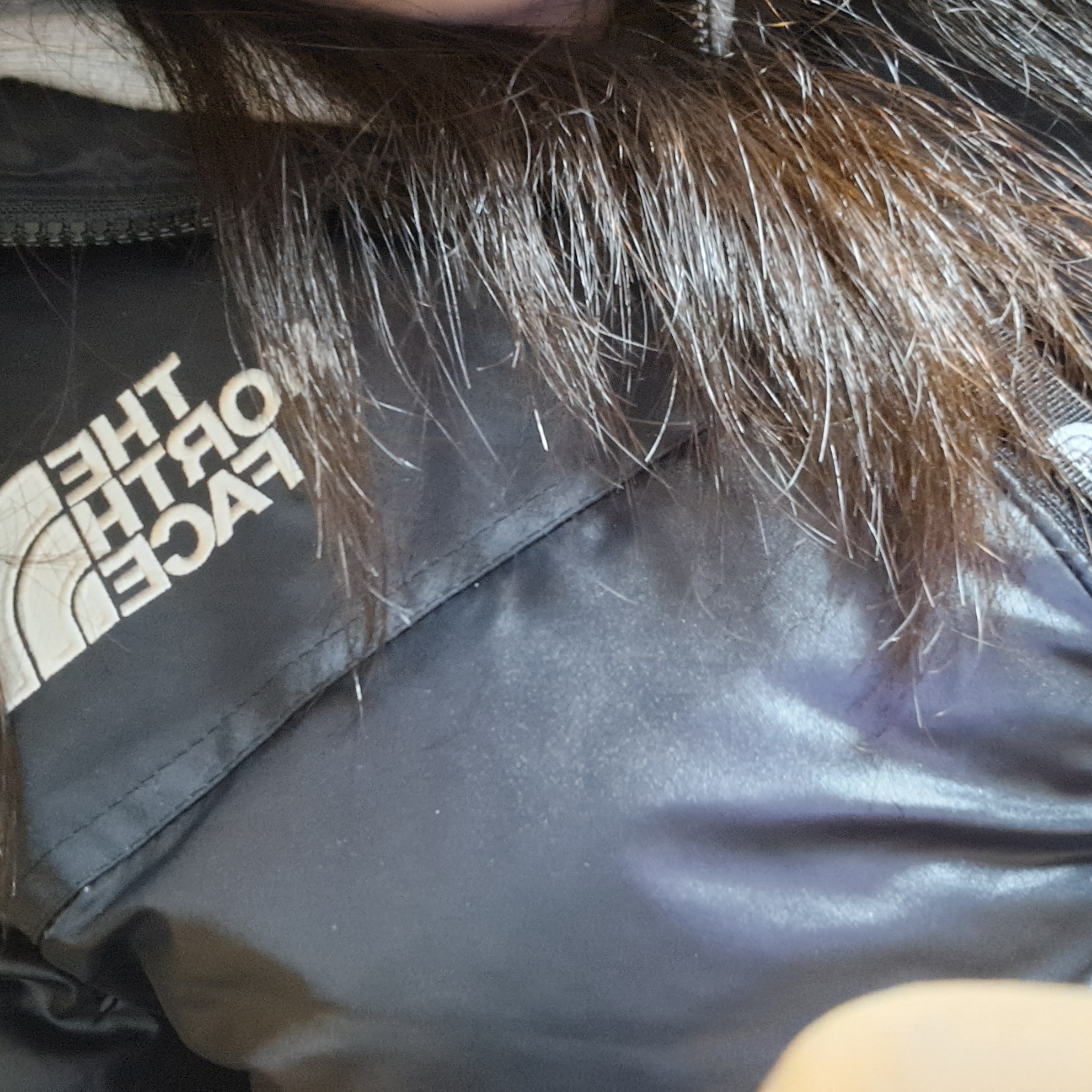 (W) The North Face Nuptse On Ball Jacket Black 착용 스타일