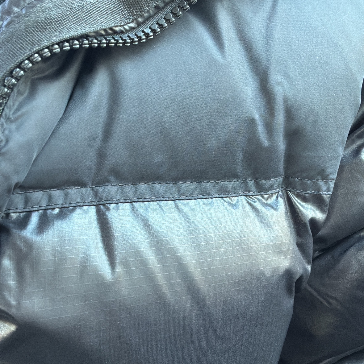 The North Face 1996 Eco Nuptse Jacket Real Black 착용 스타일