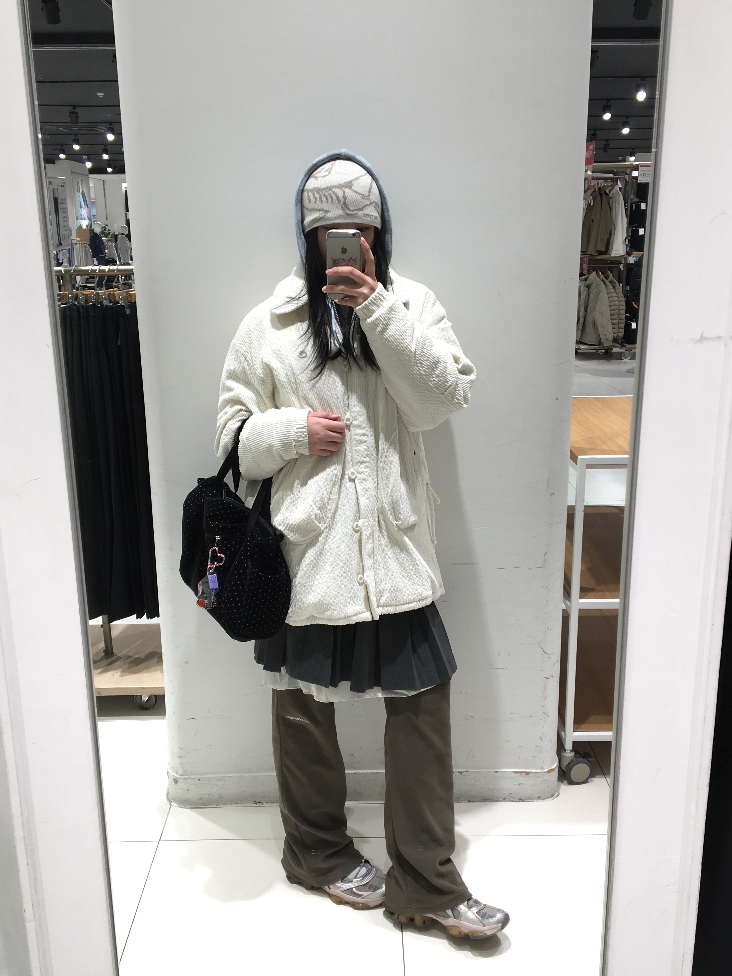 Arc'teryx Bird Head Toque Rune, (W) Asics x Kiko Kostadinov x Hysteric Glamour Gel-Quantum Cotton Candy 착용 스타일 - 2
