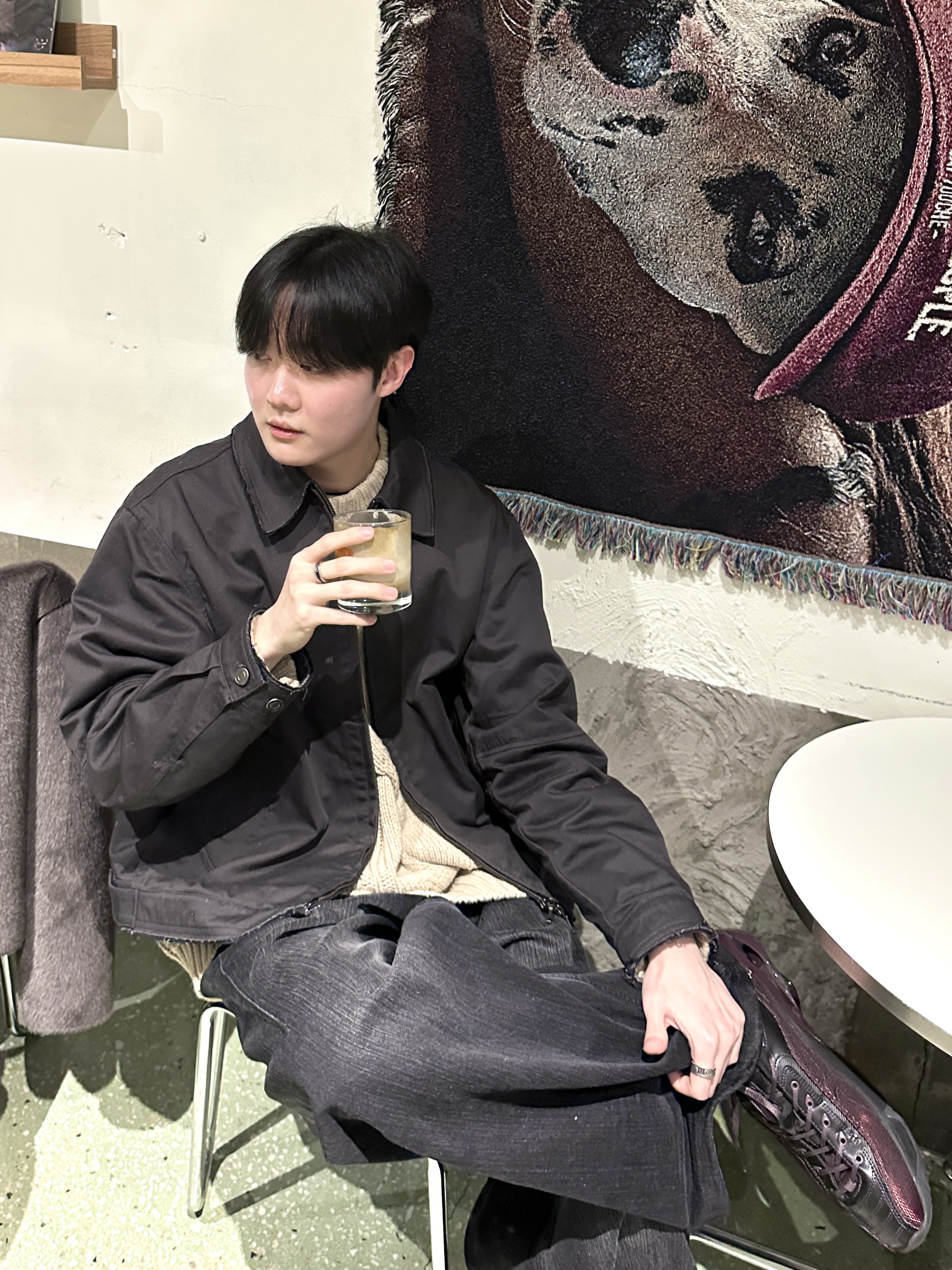 Asics x Kiko Kostadinov Novalis Gel-Teremoa Obsidian Black Dahlia 착용 스타일