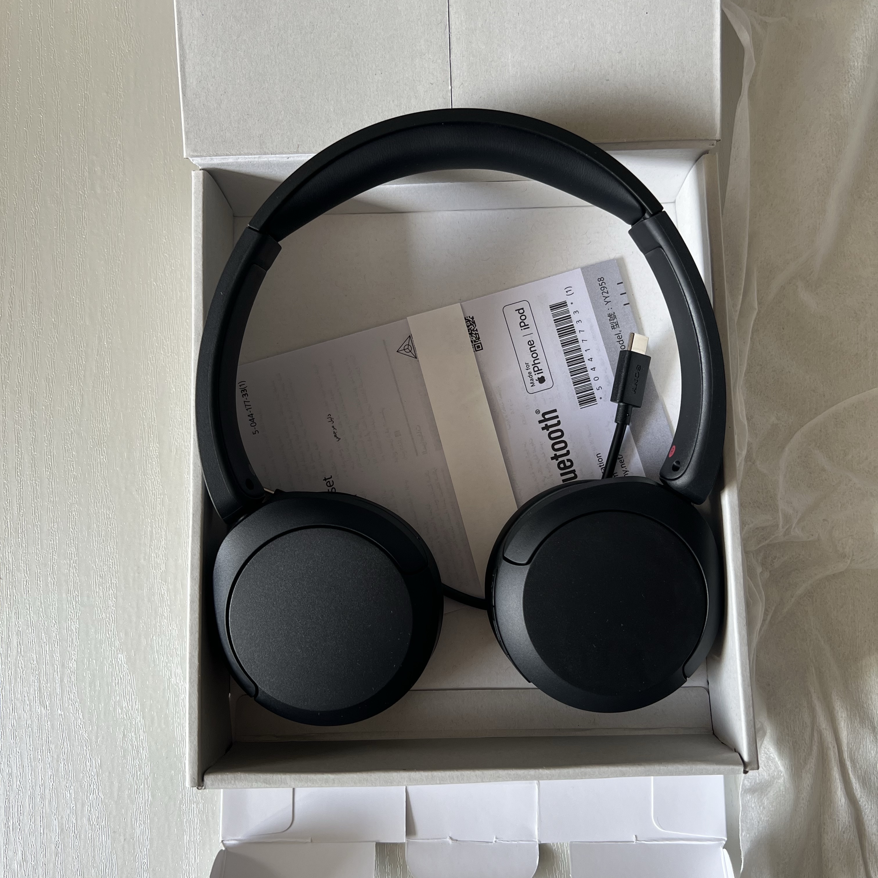 Sony WH-CH520 Black (Sony Korea Ver.) 착용 스타일 - 3