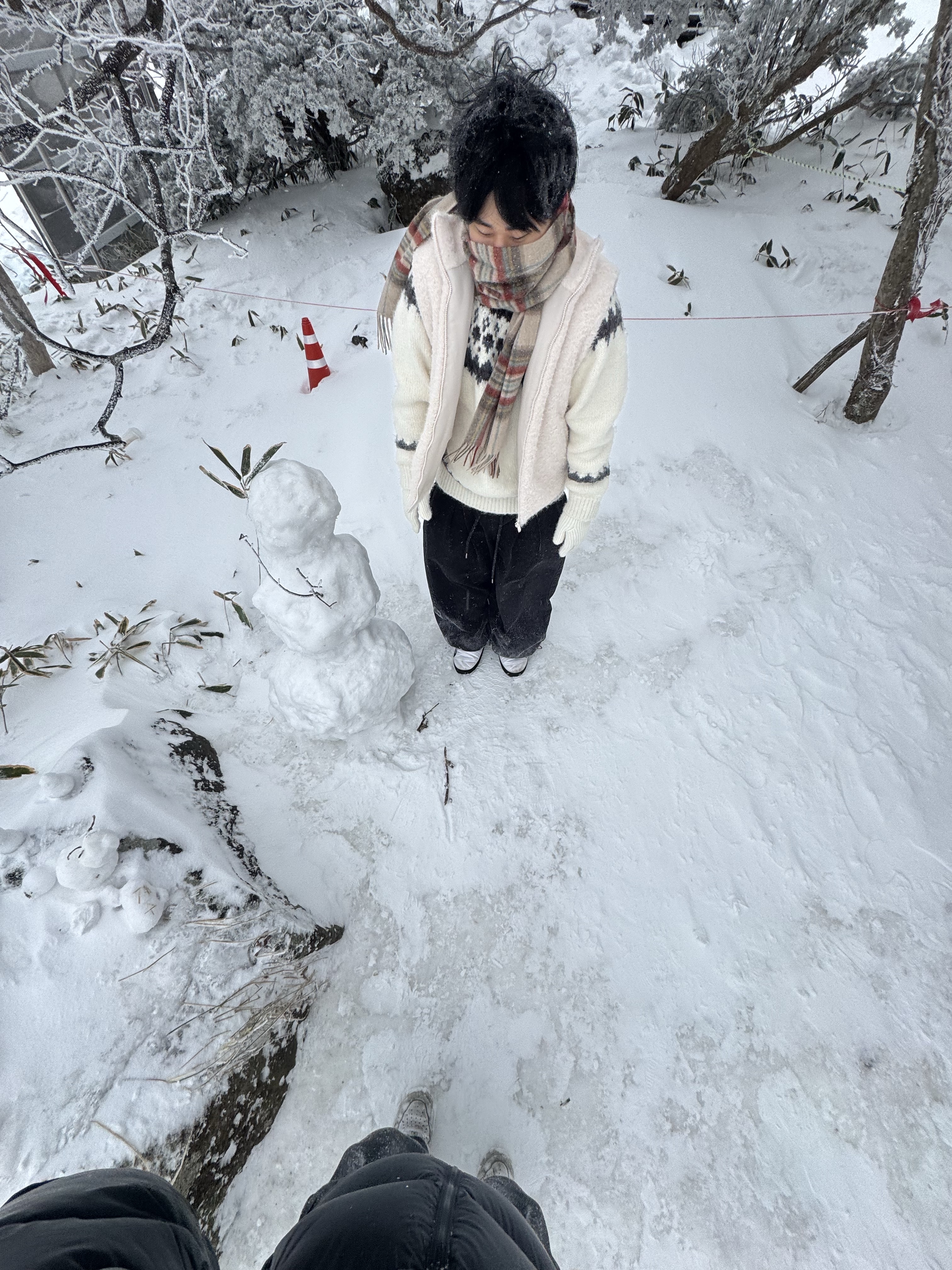 The North Face Nuptse Mule White 착용 스타일 - 3