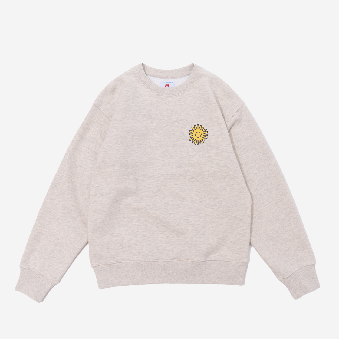 빅웨이브 컬렉티브 피스 어게인 스웻셔츠 오트밀 헤더(Bigwave Collective Peace Again Sweatshirt Oatmeal Heather) - 2