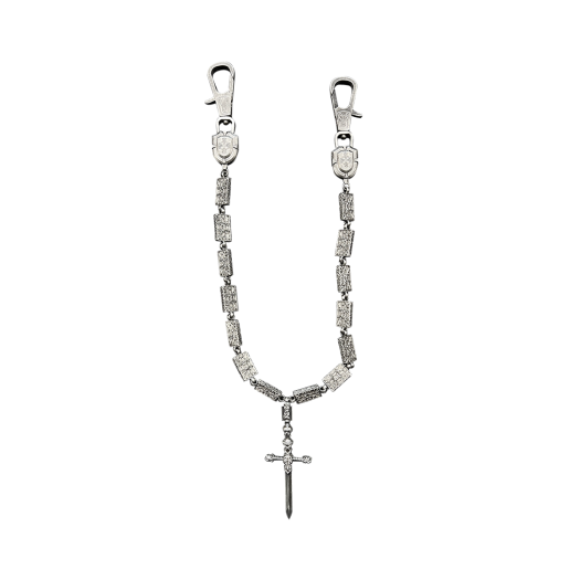 25SSUMCJCAS Undermycar 25SS Silver Jeanne D'Arc Sword Rampart 14 Link Chain Antique Silver